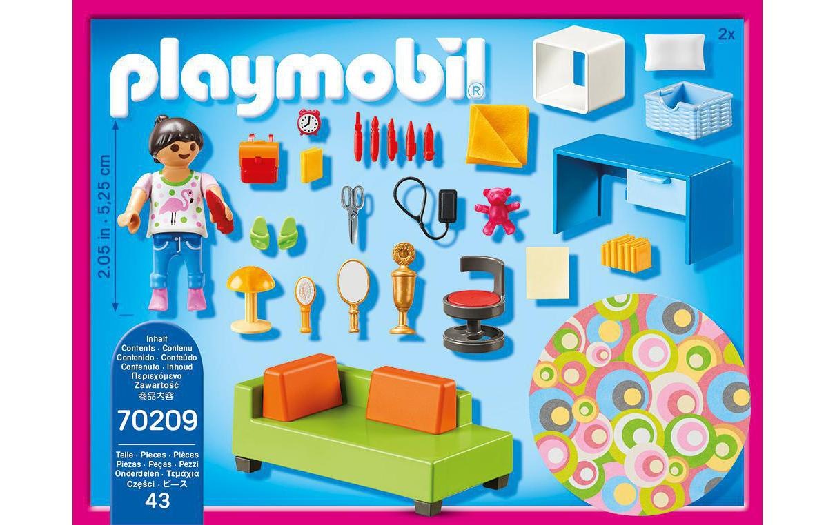 Playmobil® Spielbausteine »Dollhouse Jugendzimmer 70209«, (43 St.)
