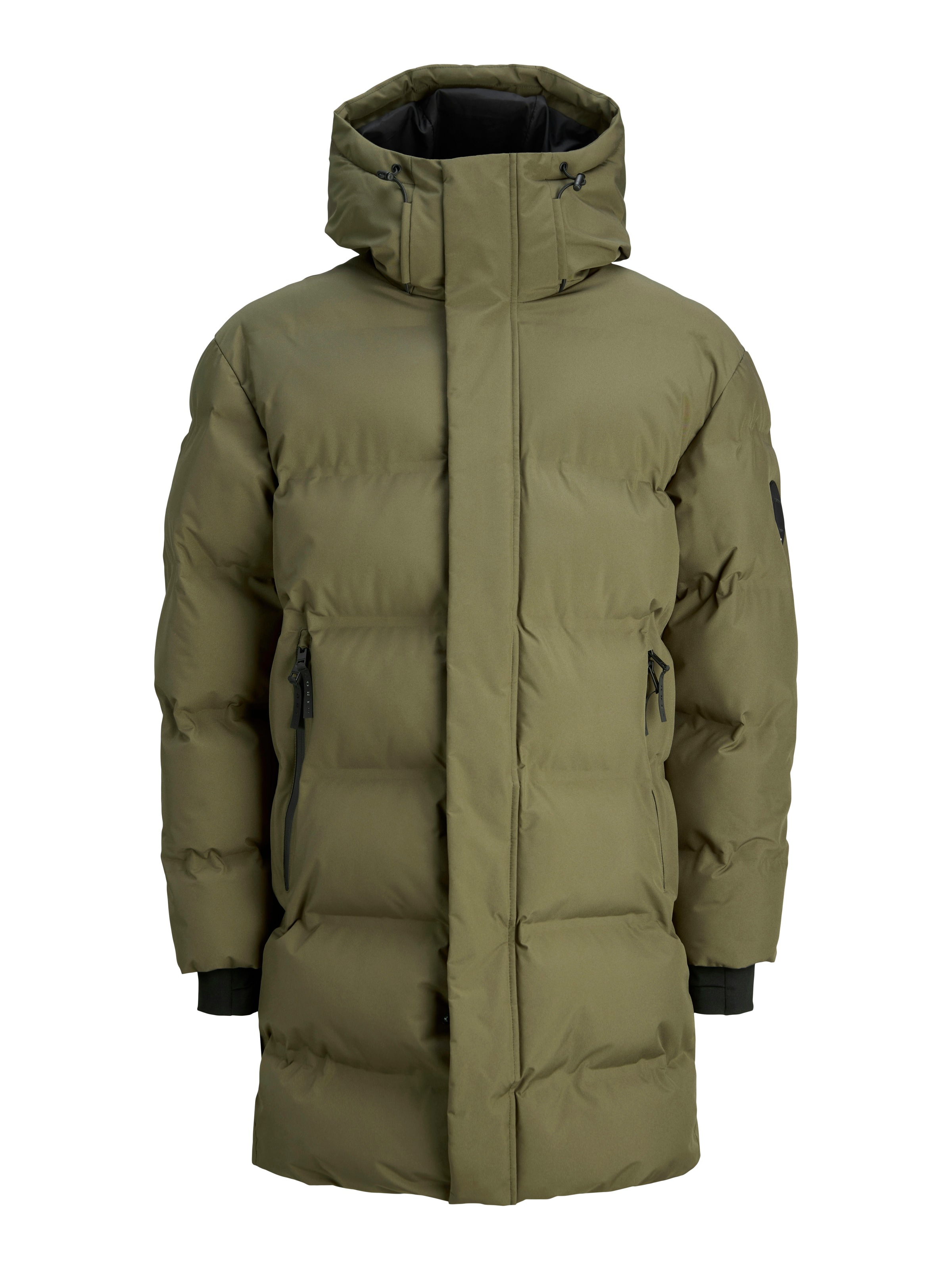 Jack & Jones Veste matelassée »JCOFUSION LONG PUFFER JACKET« mit Kapuze in langer Form