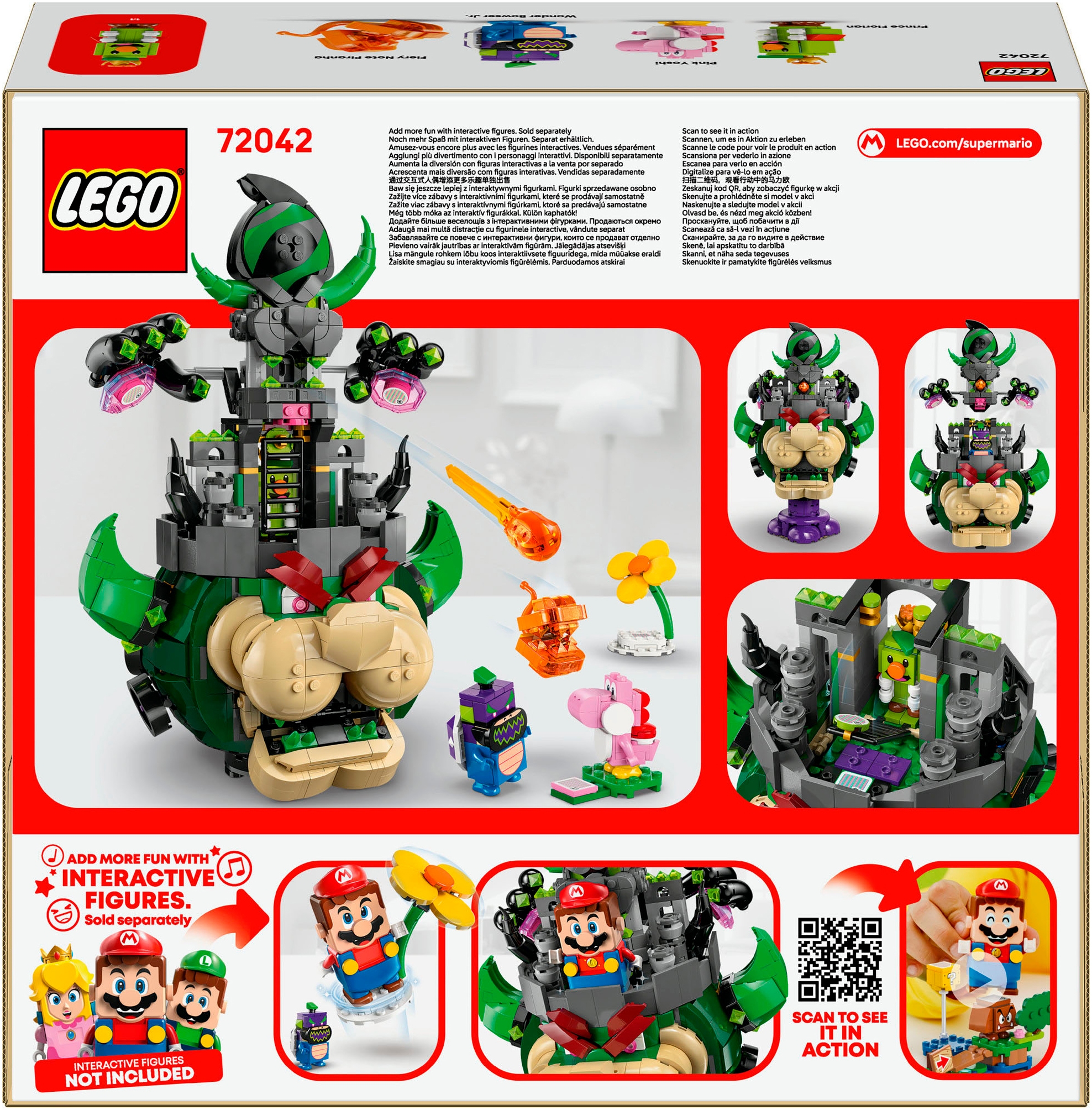 LEGO® Pions de construction »Prinz Florian & Schloss-Bowser (72042), LEGO Super Mario« Made in Europe