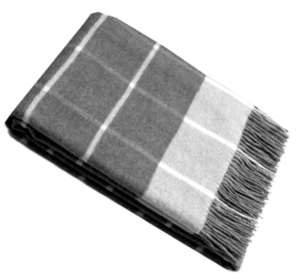 Image of CASATEX Plaid "Harry Grigio Medio" elegantes Design, grosse Karos