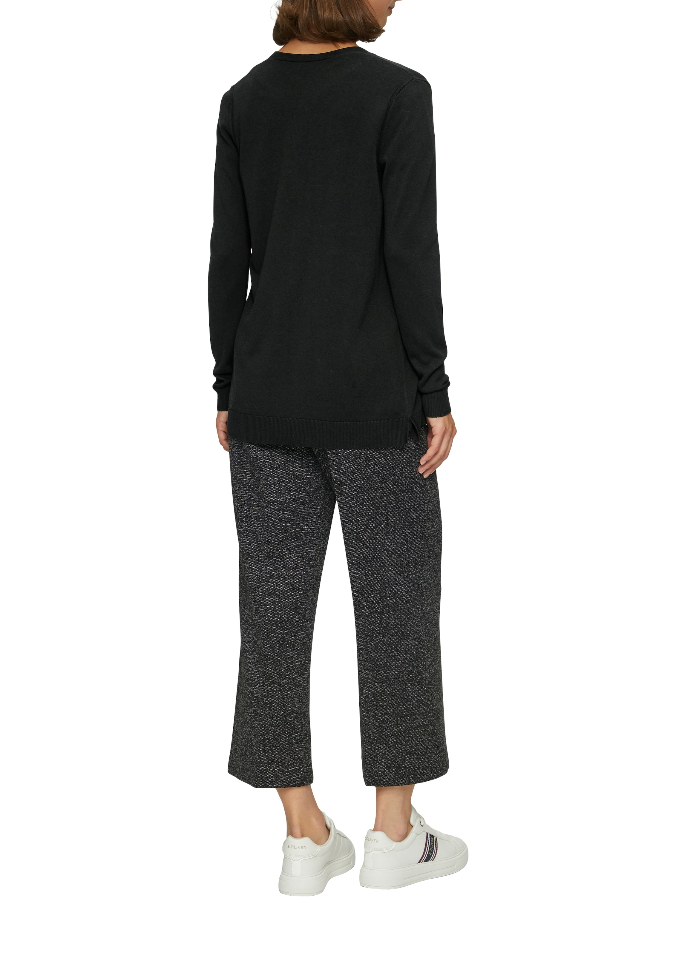 s.Oliver Strickjacke Feinstrick ohne Verschluss