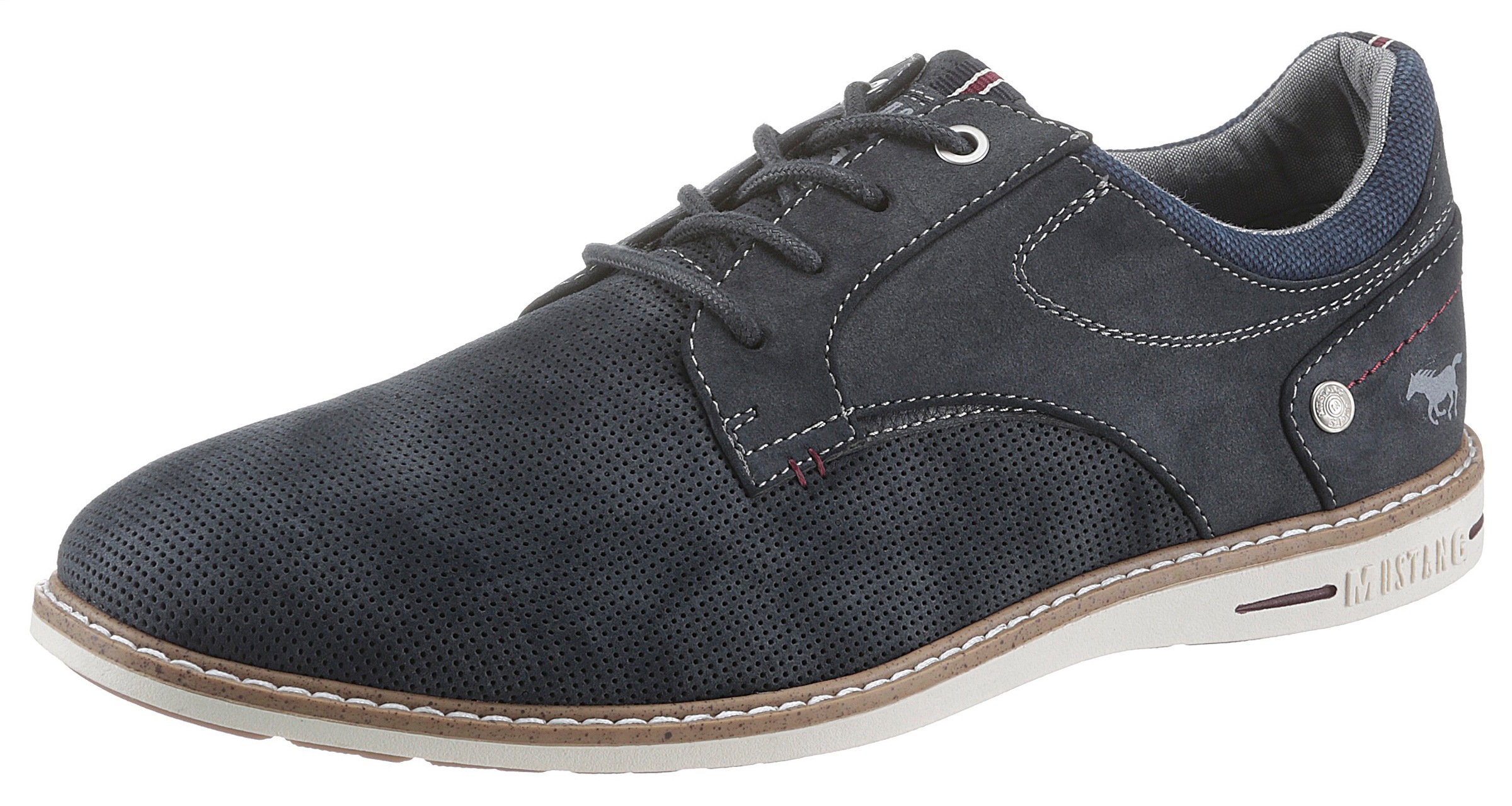 Image of Mustang Shoes Schnürschuh, mit gepolstertem Schaftrand bei Ackermann Versand Schweiz