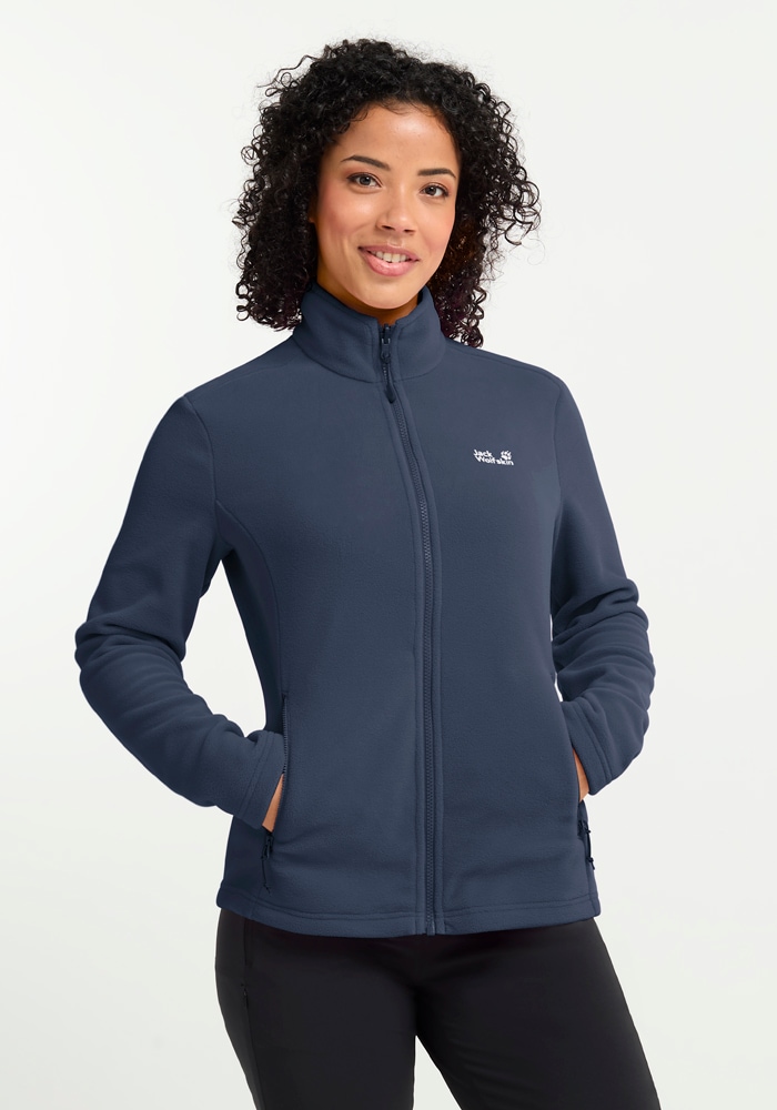 Jack Wolfskin Veste polaire »TAUNUS 100 FZ W« coupe-vent, déperlant, avec fermeture éclair intégrale