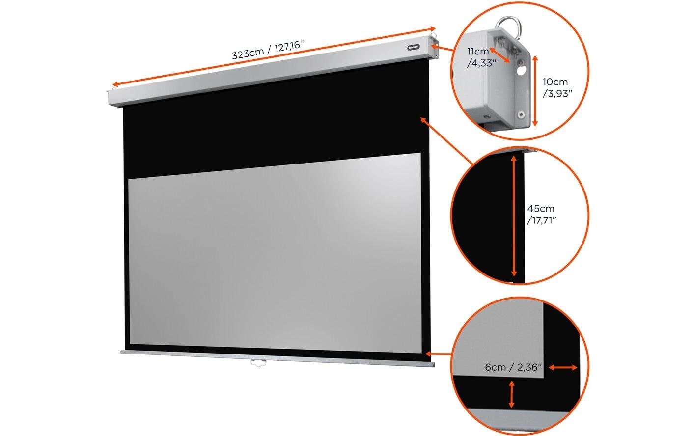Celexon Rolloleinwand »Professional Plus 300x187 cm«