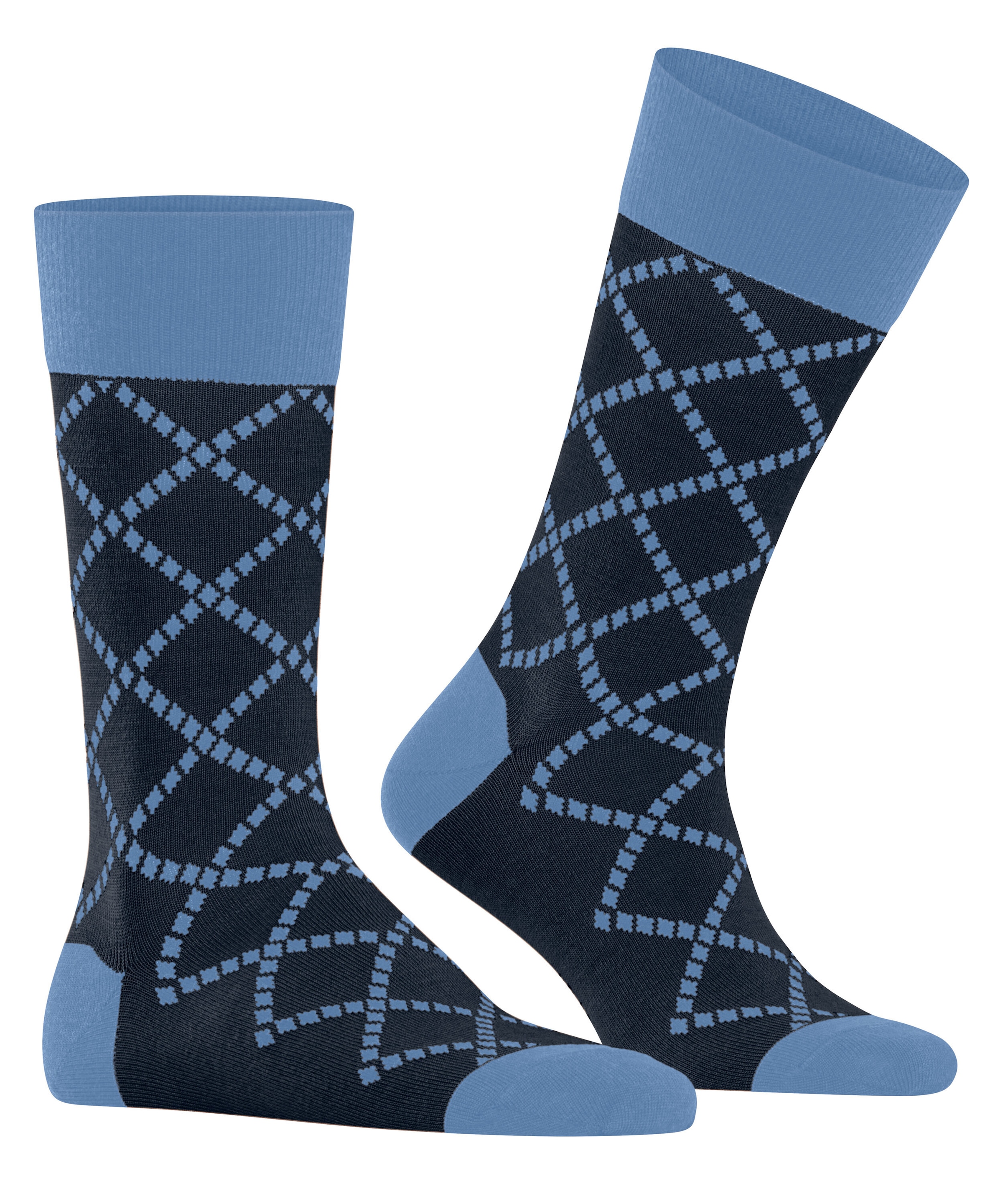Burlington Chaussettes »Ferry Road« Taille unique 40-46, motif losanges, mélange laine chaud