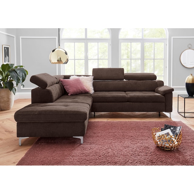 sofa mit exxpo Bettfunktion fashion wahlweise Ecksofa - »Florenz«, kaufen