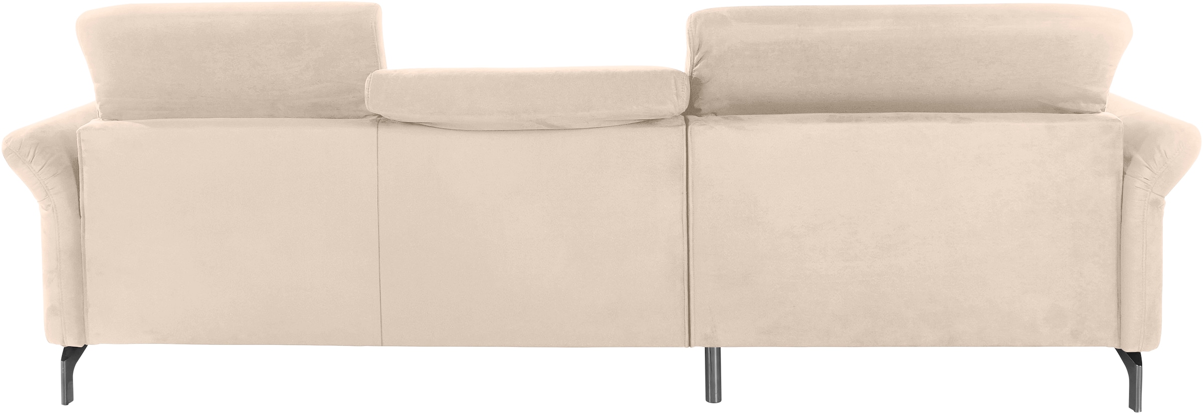 INOSIGN Ecksofa »Fresh L-Form«, Federkern, wahlweise Kopfteilverstellung und motorischer Vorziehsitz