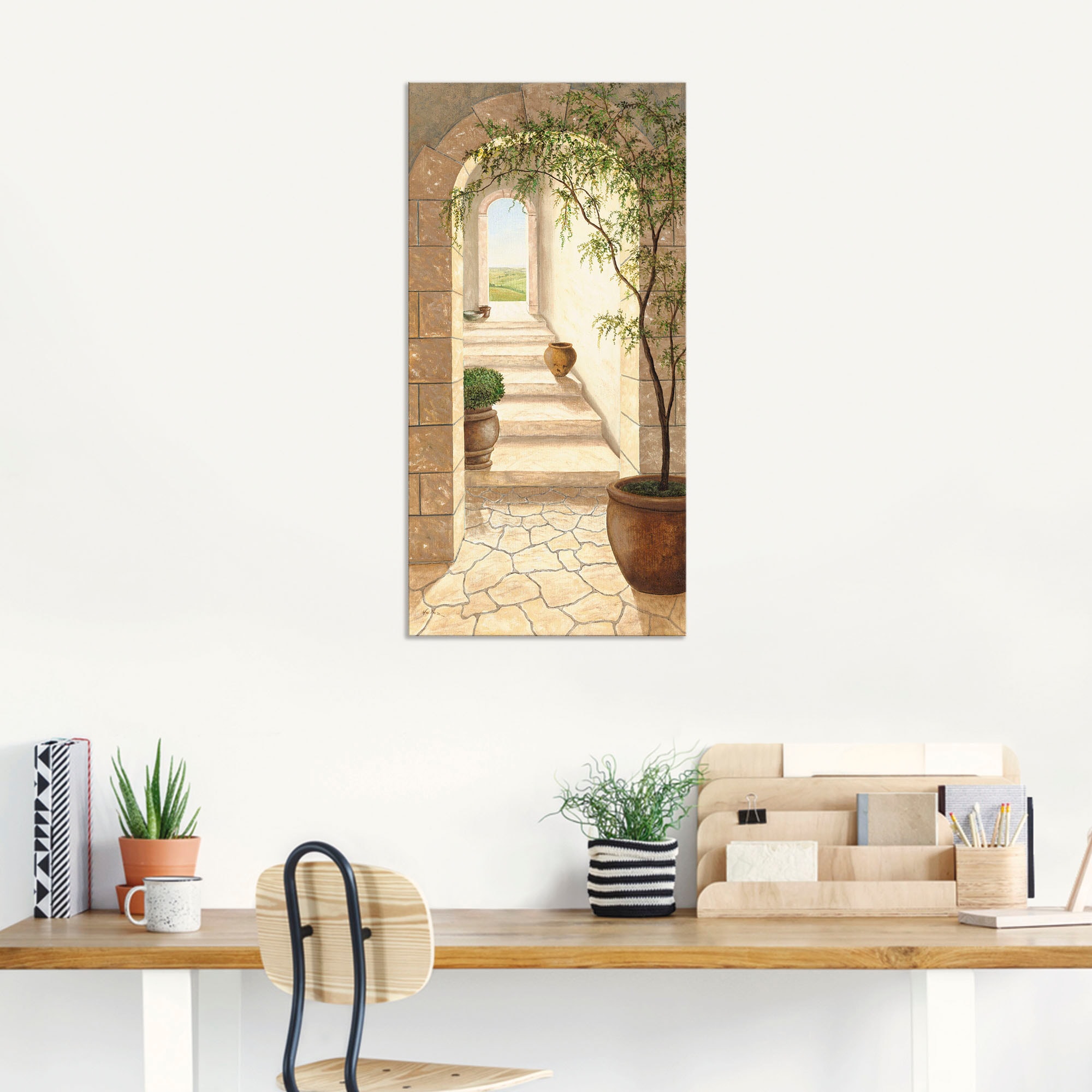 Artland Wandbild »Toskanischer Durchgang«, Fenster St.), Wandaufkleber & Alubild, oder in kaufen Türen, als günstig (1 Leinwandbild, versch. Grössen Poster