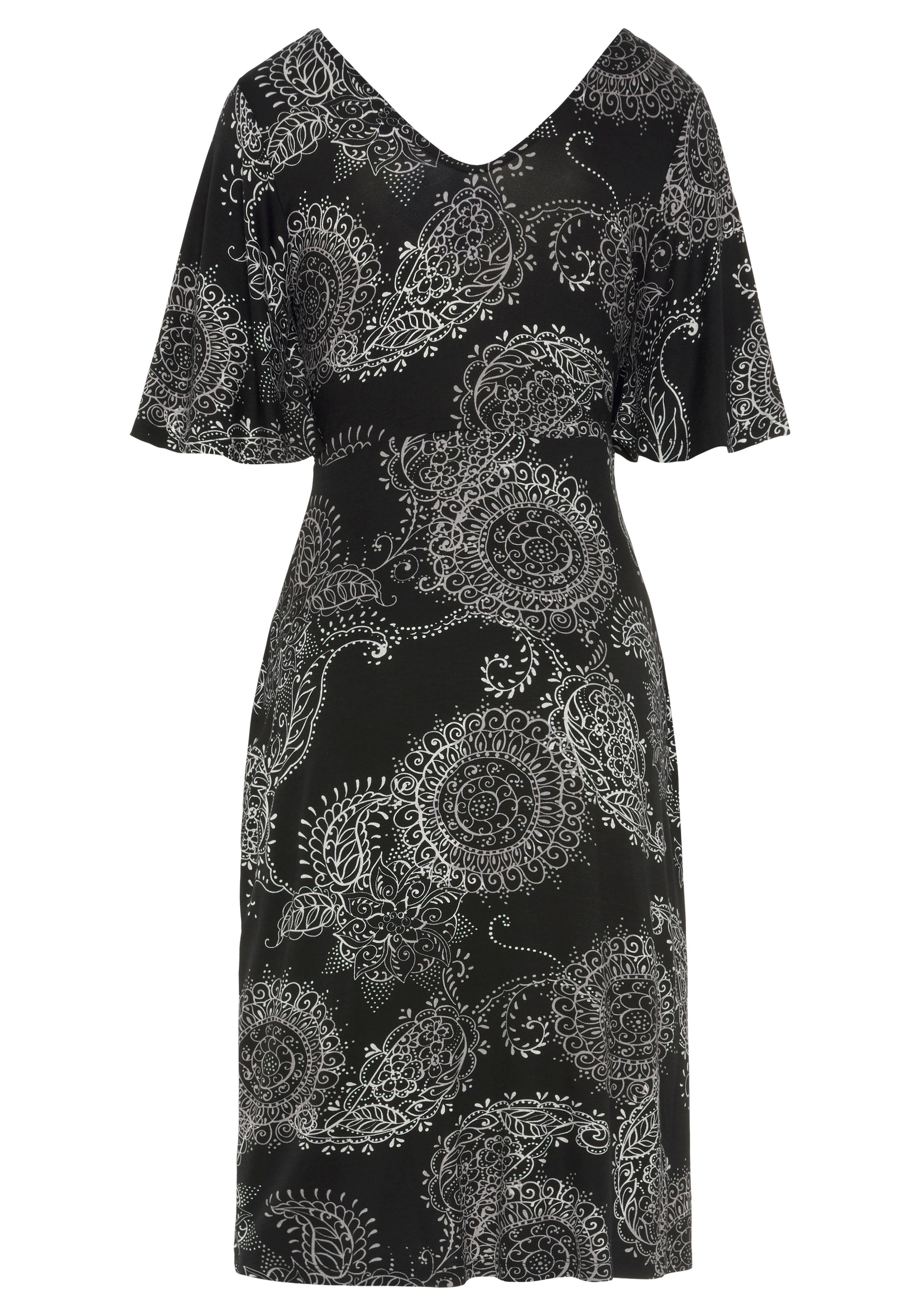 Vivance Jerseykleid, mit Zierschnalle