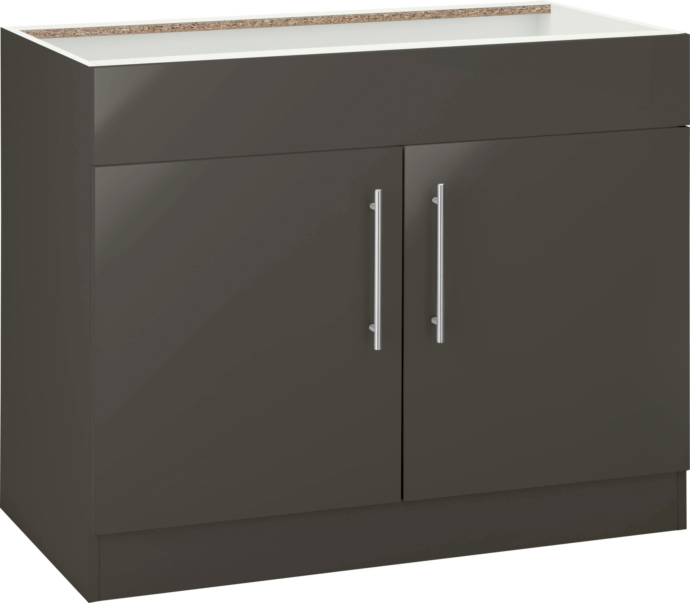 Image of wiho Küchen Spülenschrank »Cali«, 100 cm breit, ohne Arbeitsplatte bei Ackermann Versand Schweiz