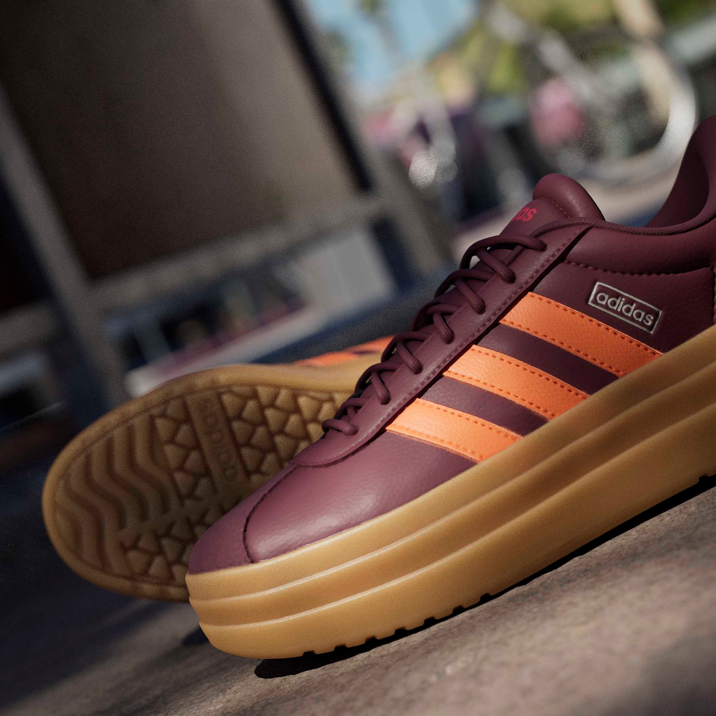adidas Sportswear Baskets à plateforme »VL COURT BOLD«  inspiriert vom Design des adidas gazelle bold