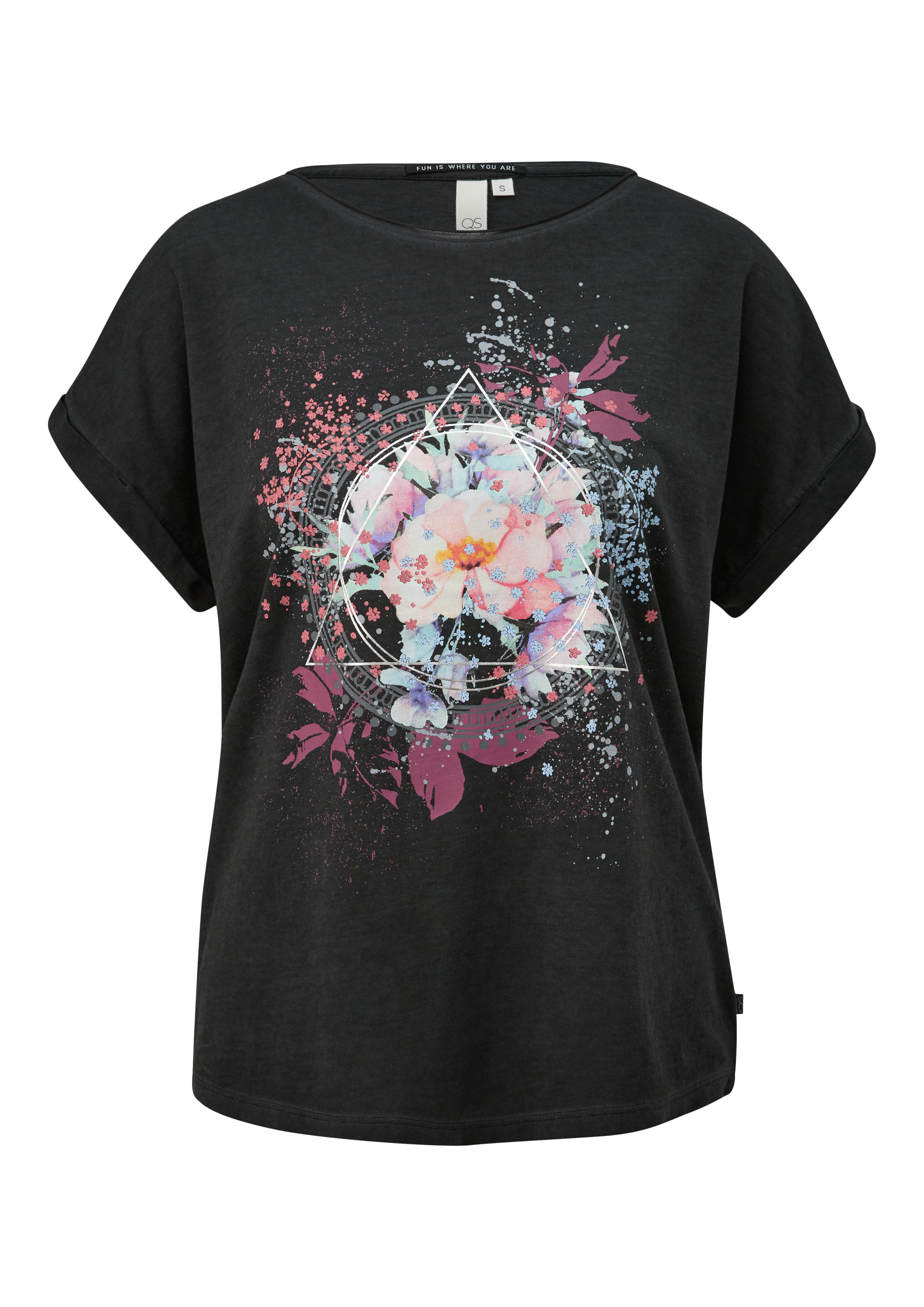 QS T-Shirt mit Frontprint