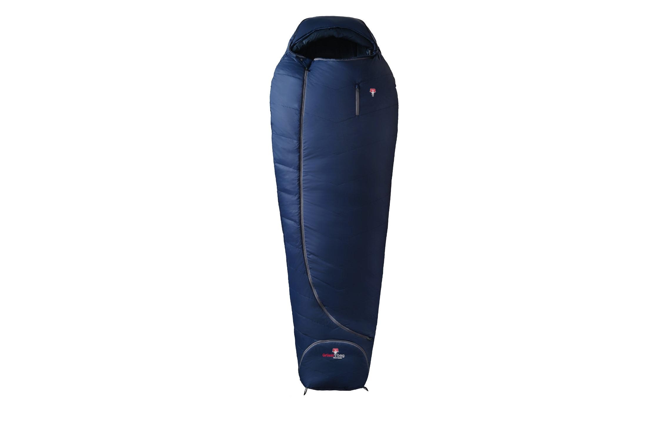 Grüezi bag Sac de couchage »Biopod Wolle Zero XL 2 °C 200 cm« Schlafsack für Erwachsene