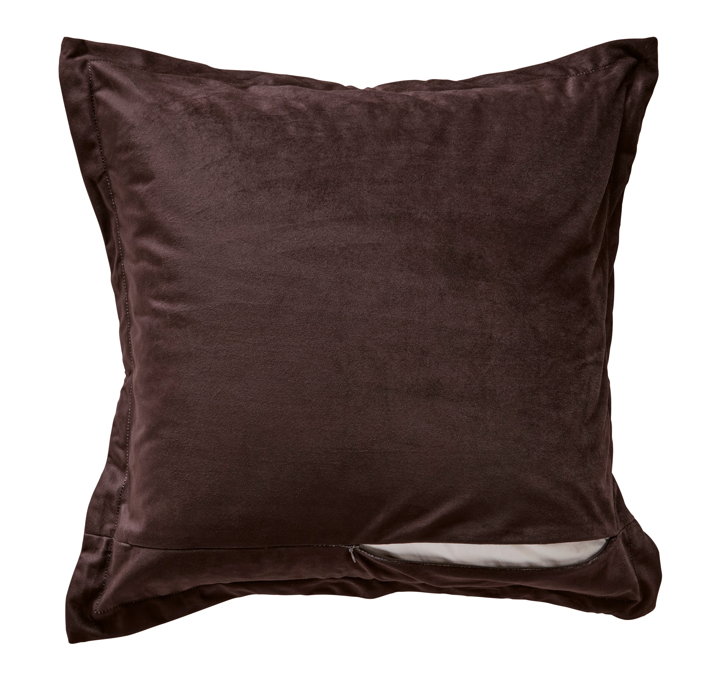 LeGer Home by Lena Gercke Coussin décoratif »LADINA« Velours, avec bord droit, housse de coussin sans rembourrage, 1 pièce 50 x 50 cm