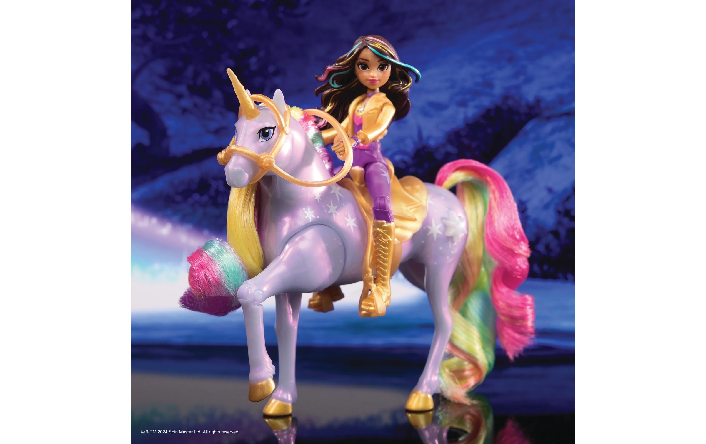 Anziehpuppe »Spinmaster Unicorn Academy Sophia & Light Magic Wildstar«