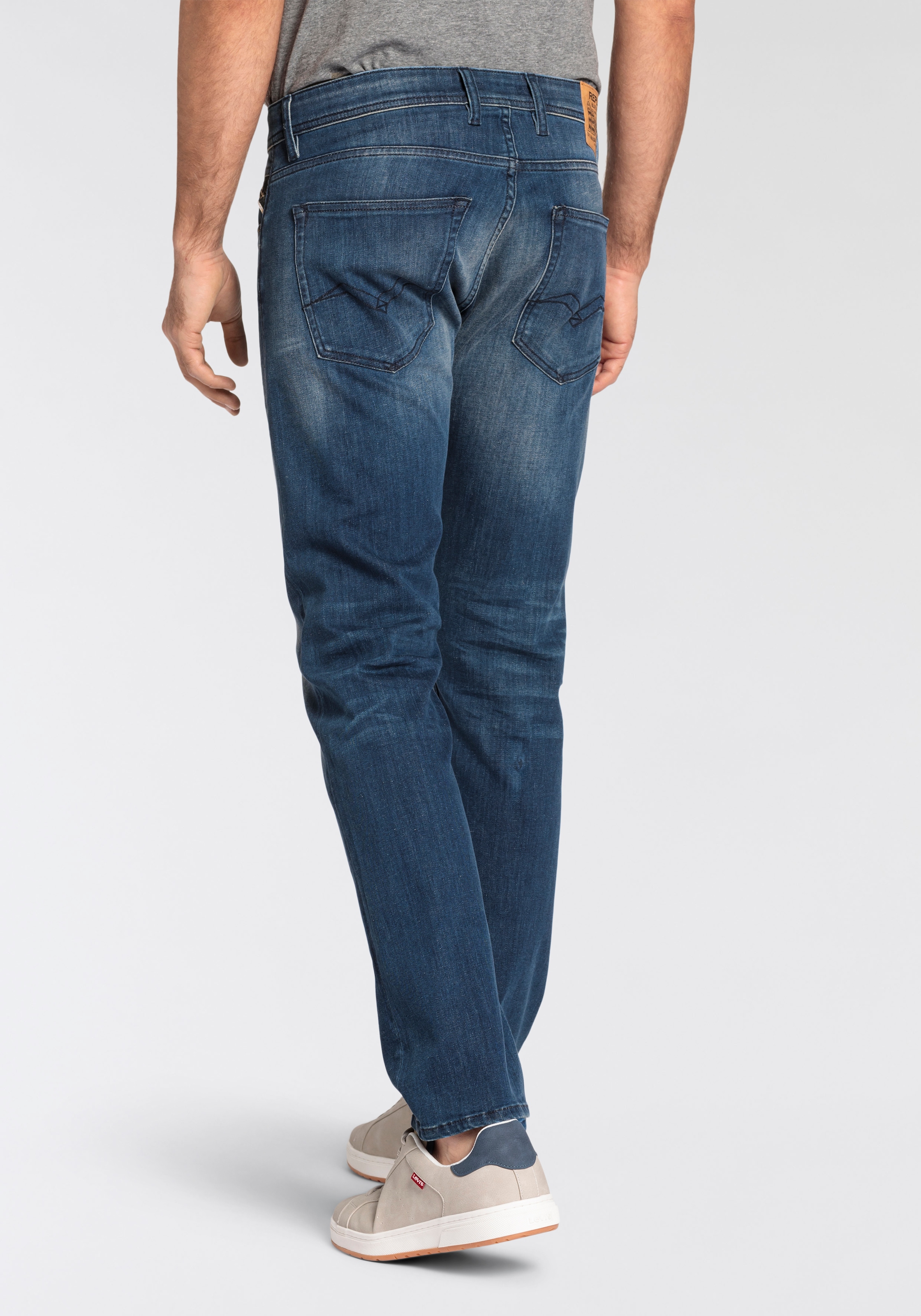 Replay Straight-Jeans »GROVER«, in vielen verschiedenen Waschungen, mit Stretch