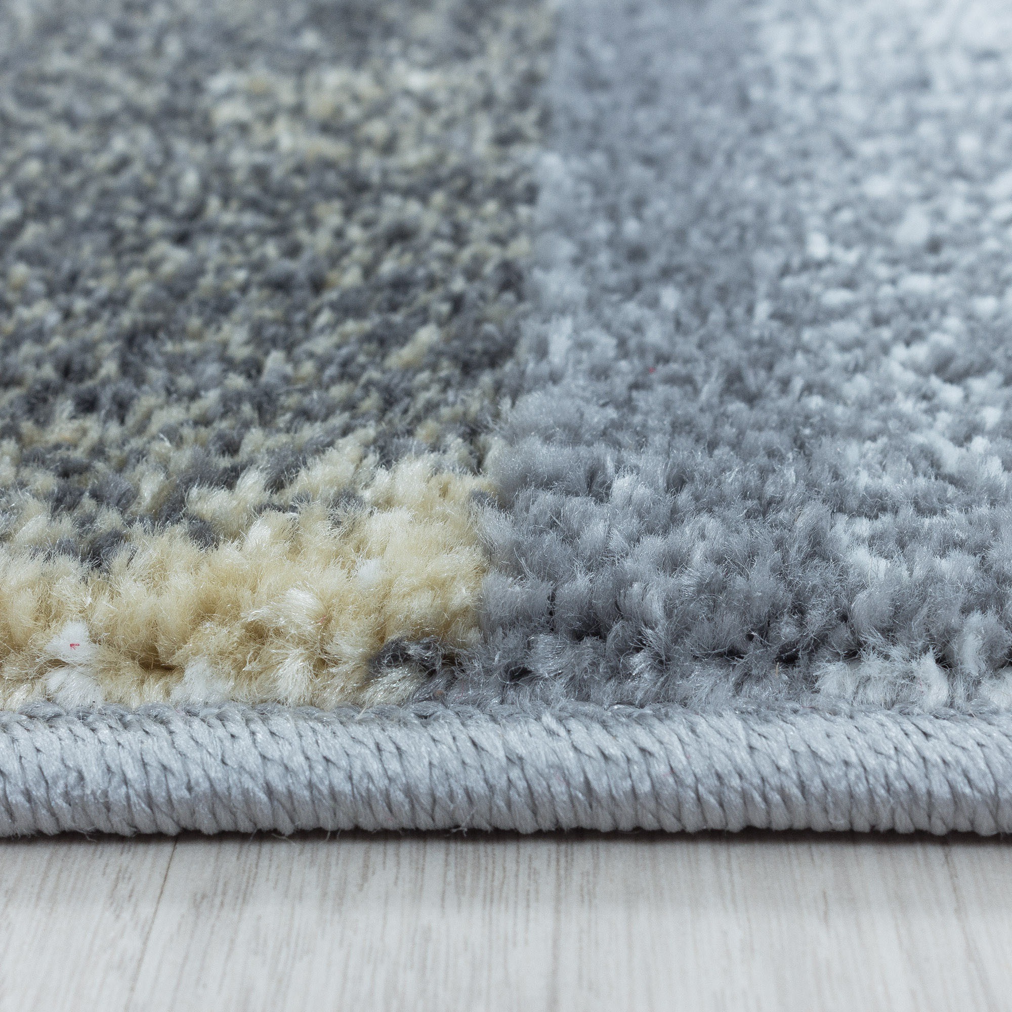 Ayyildiz Teppiche Teppich »OTTAWA 4201«, rechteckig, 8 mm Höhe, Karo Muster, Kurzflor, Wohnzimmer