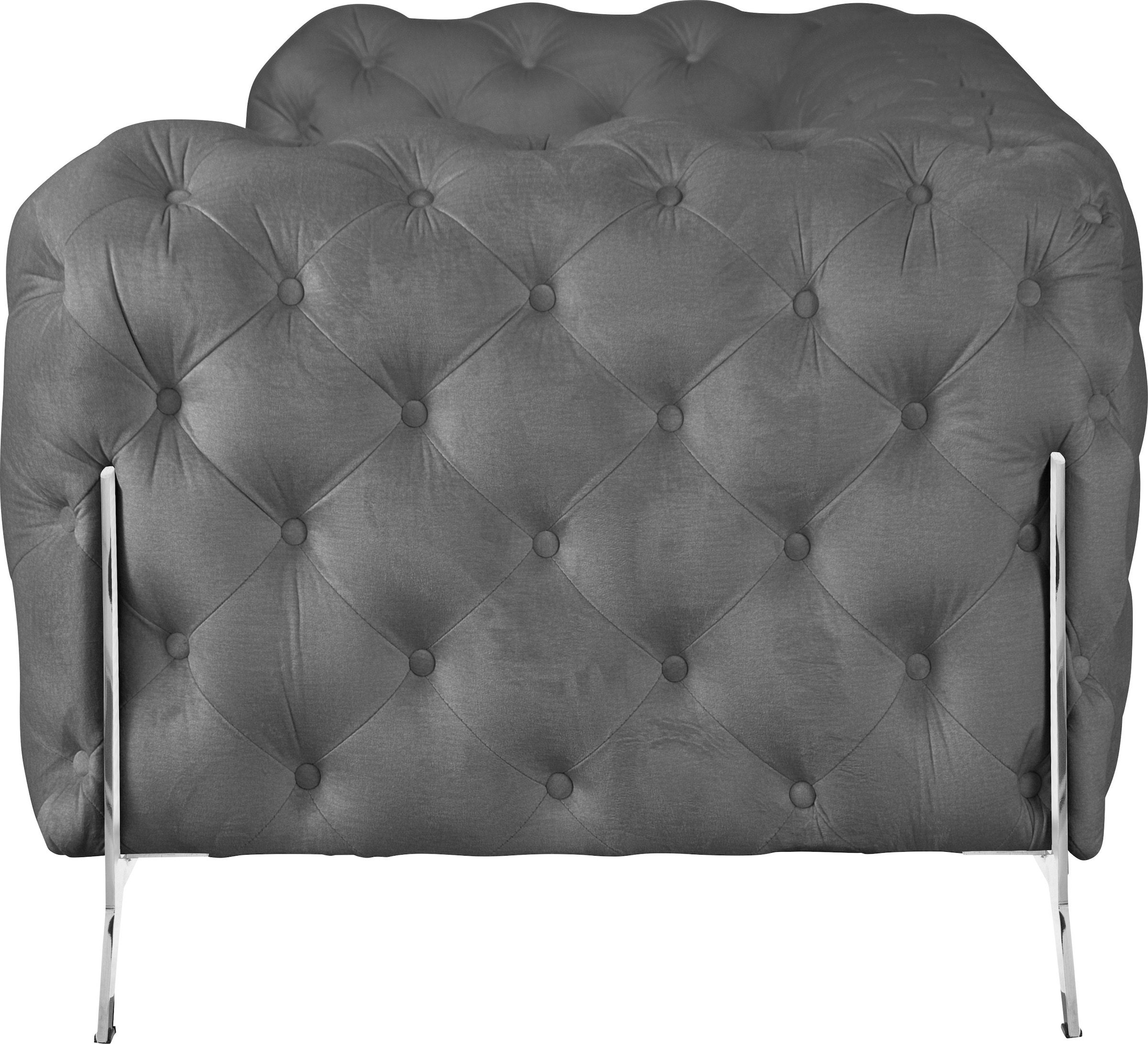 Leonique Chesterfield-Sofa »Amaury«, aufwändige Knopfheftung, moderne Chesterfield Optik, Fussfarbe wählbar