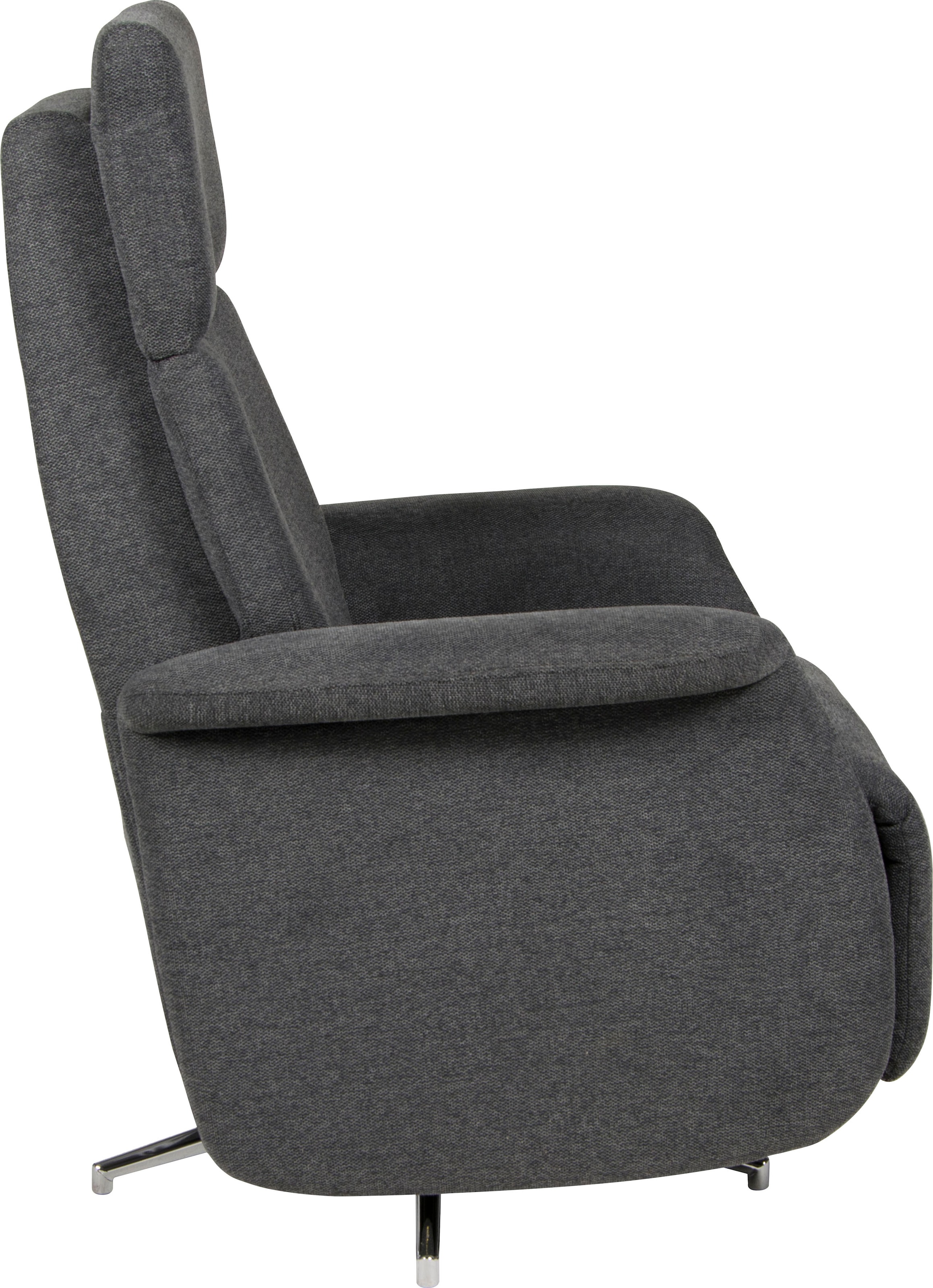 Duo Collection Fauteuil TV »Thompson mit stufenloser Einstellung der Rückenlehne, Relaxfunktion« avec ressorts ensachés et suspension à lames en acier, pivotant à 360 degrés