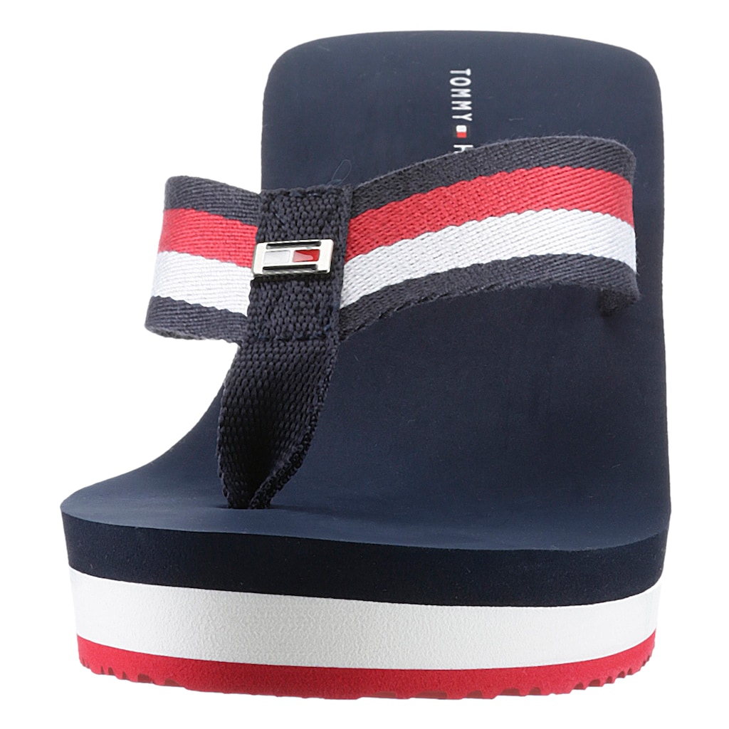 Tommy Hilfiger Dianette »CORPORATE WEDGE BEACH SANDAL«