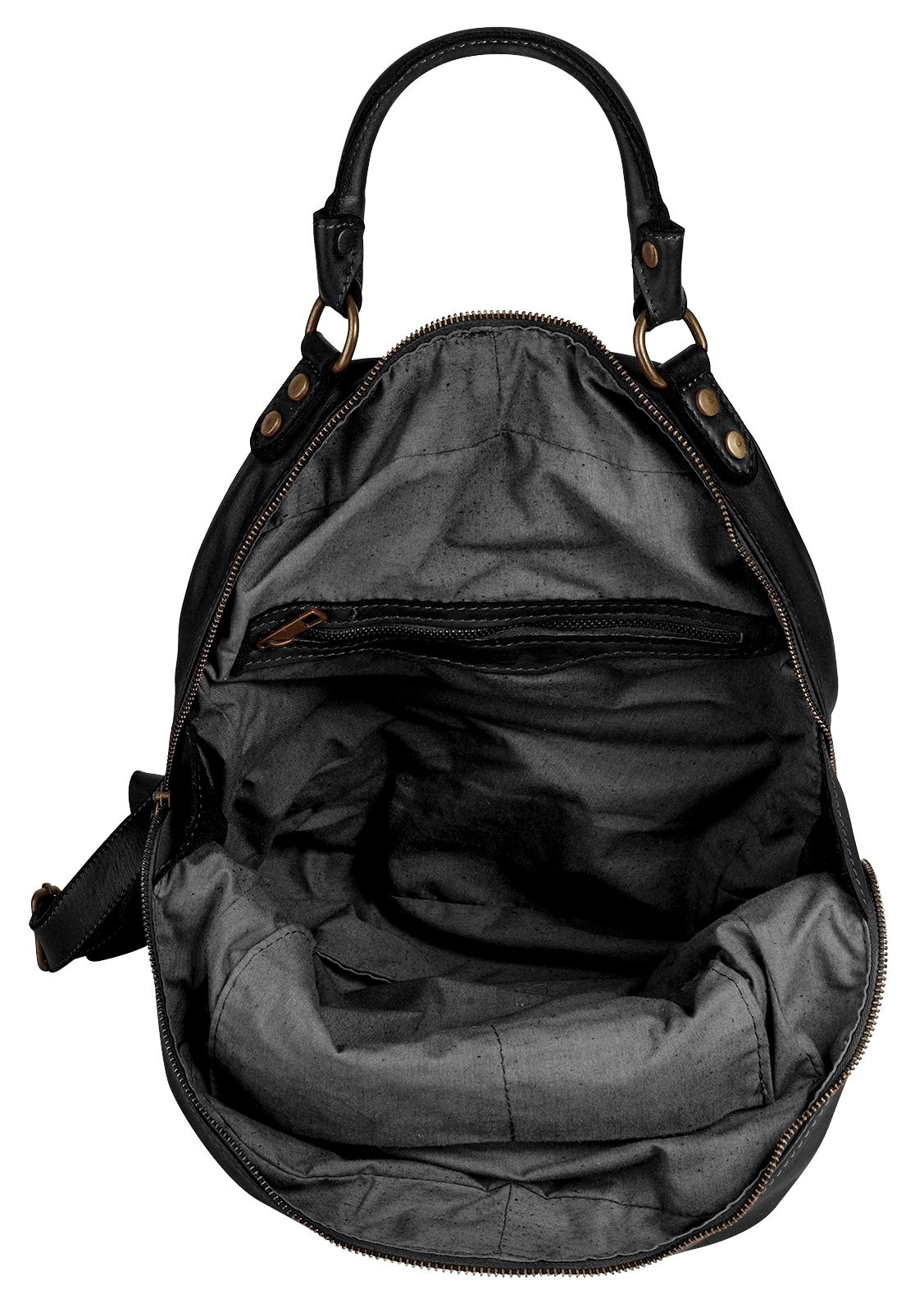 Samantha Look Cityrucksack, echt Leder, Made in Italy