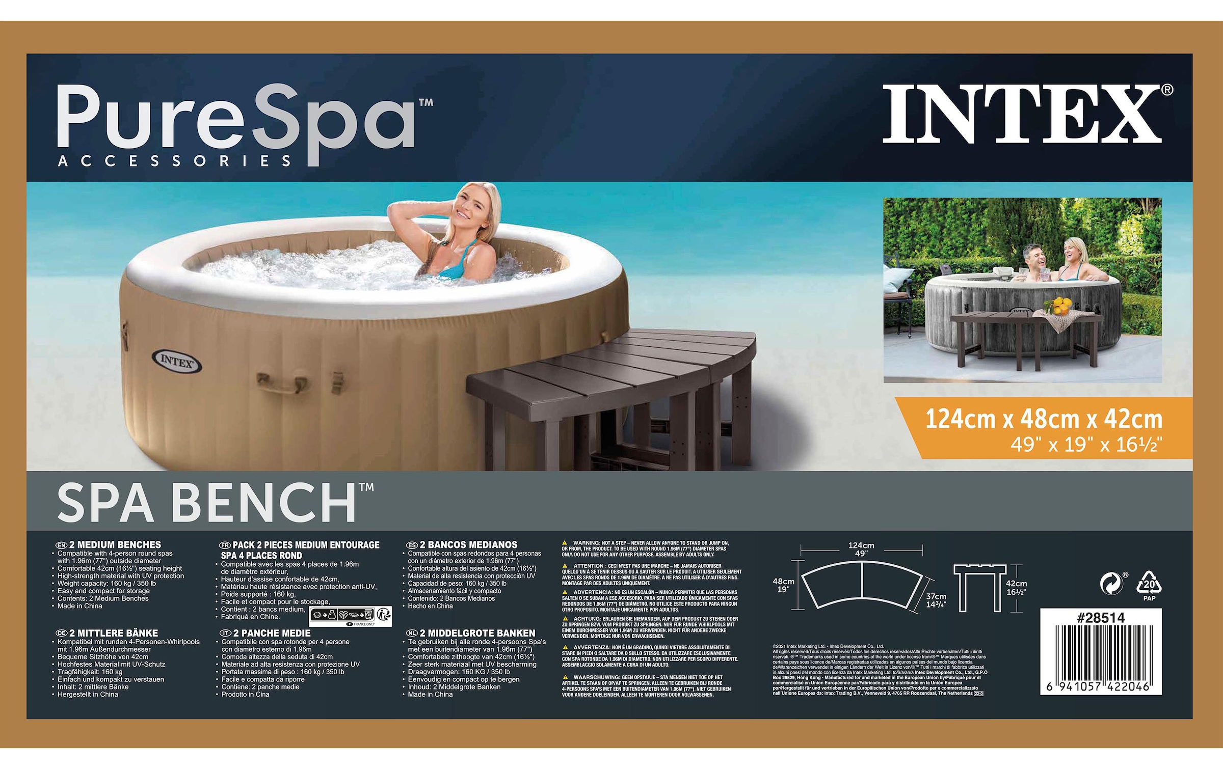 Intex Sitzbank »Spa«