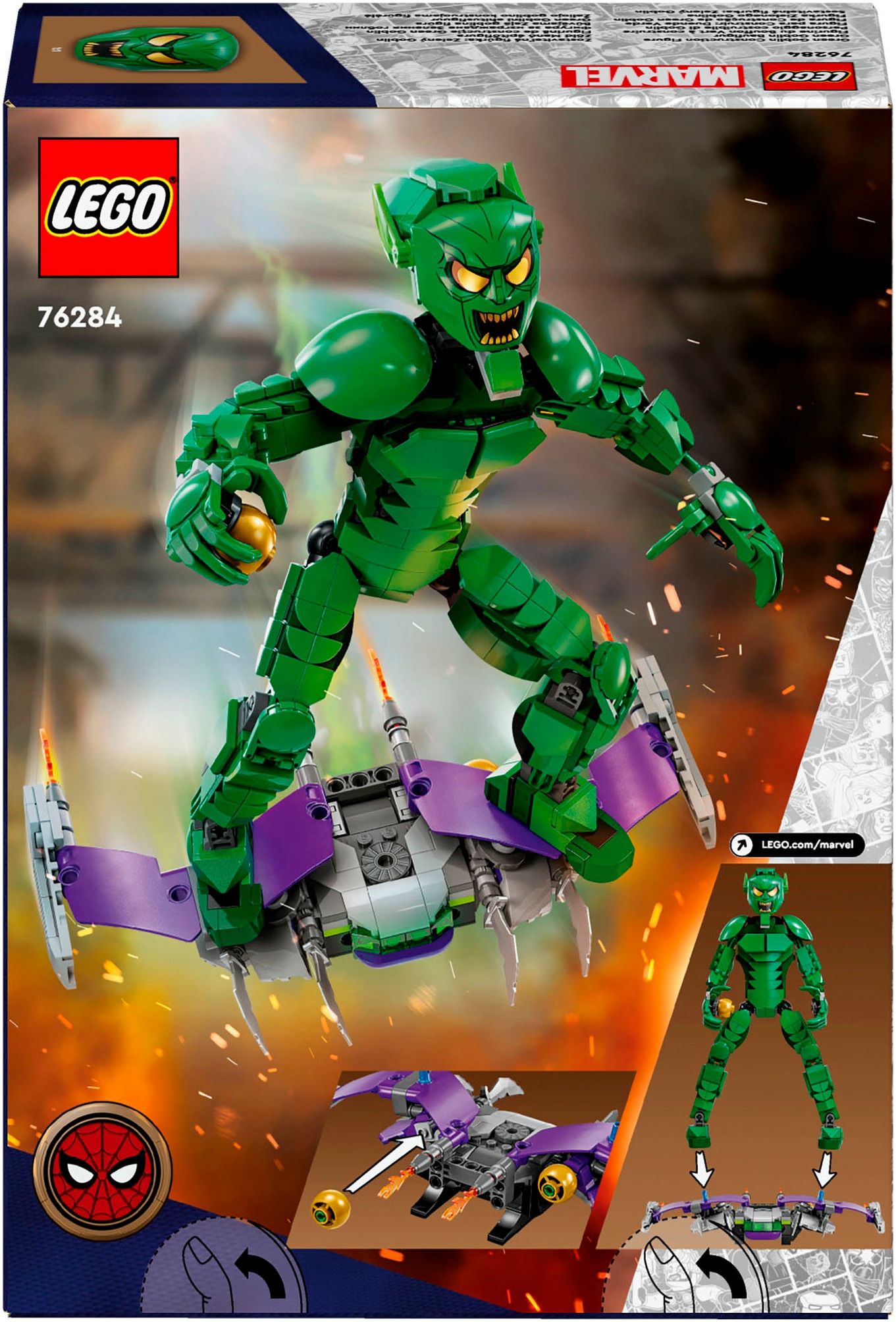 LEGO® Pions de construction »Green Goblin Baufigur (76284), LEGO Super Heroes« Made in Europe
