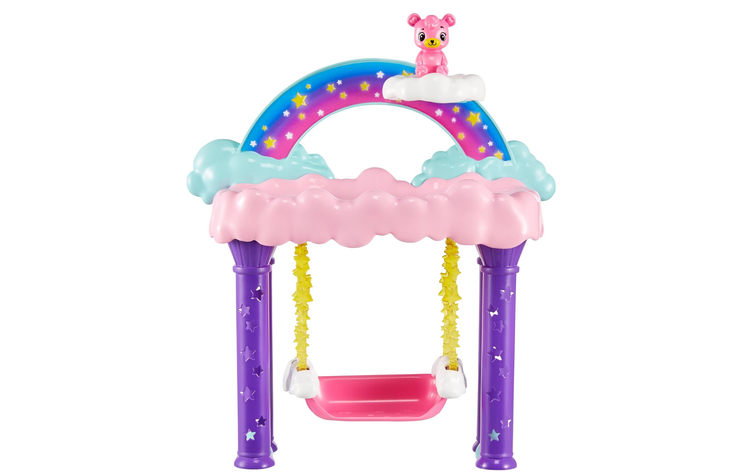 Barbie Spielfigur »Spielset Dreamtopia Chelsea Regenbogen-Schaukel«, (Set)