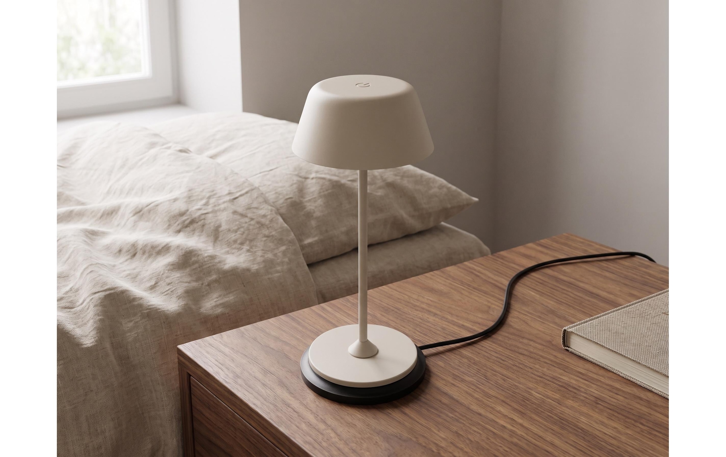 Cocon Lampe de table »Tischleuchte mit Ladestation, Pawica« Module LED blanc chaud