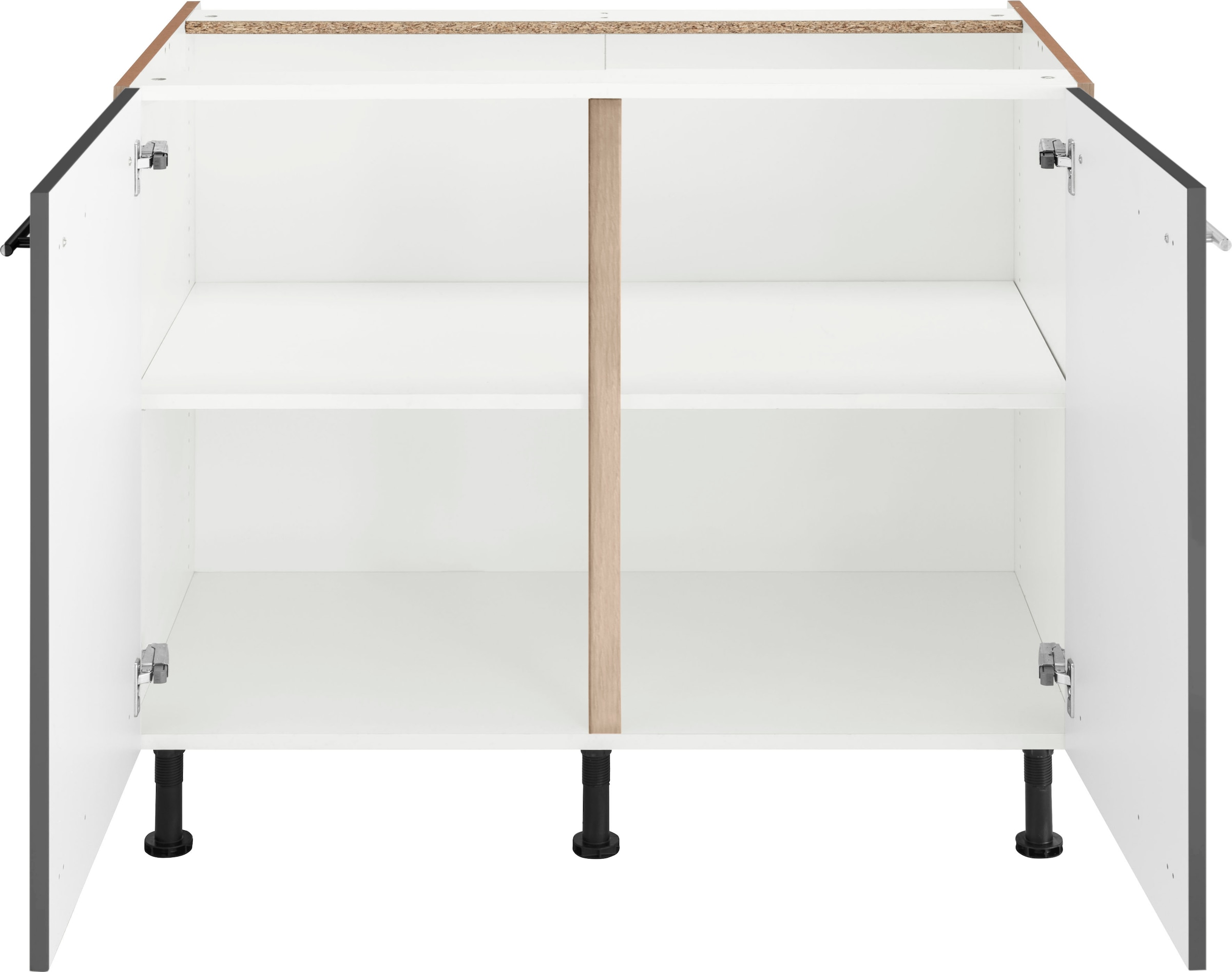 OPTIFIT Unterschrank »Bern«, 100 cm breit, mit 2 Türen, 2 Schubkästen, höhenverstellbare Füsse