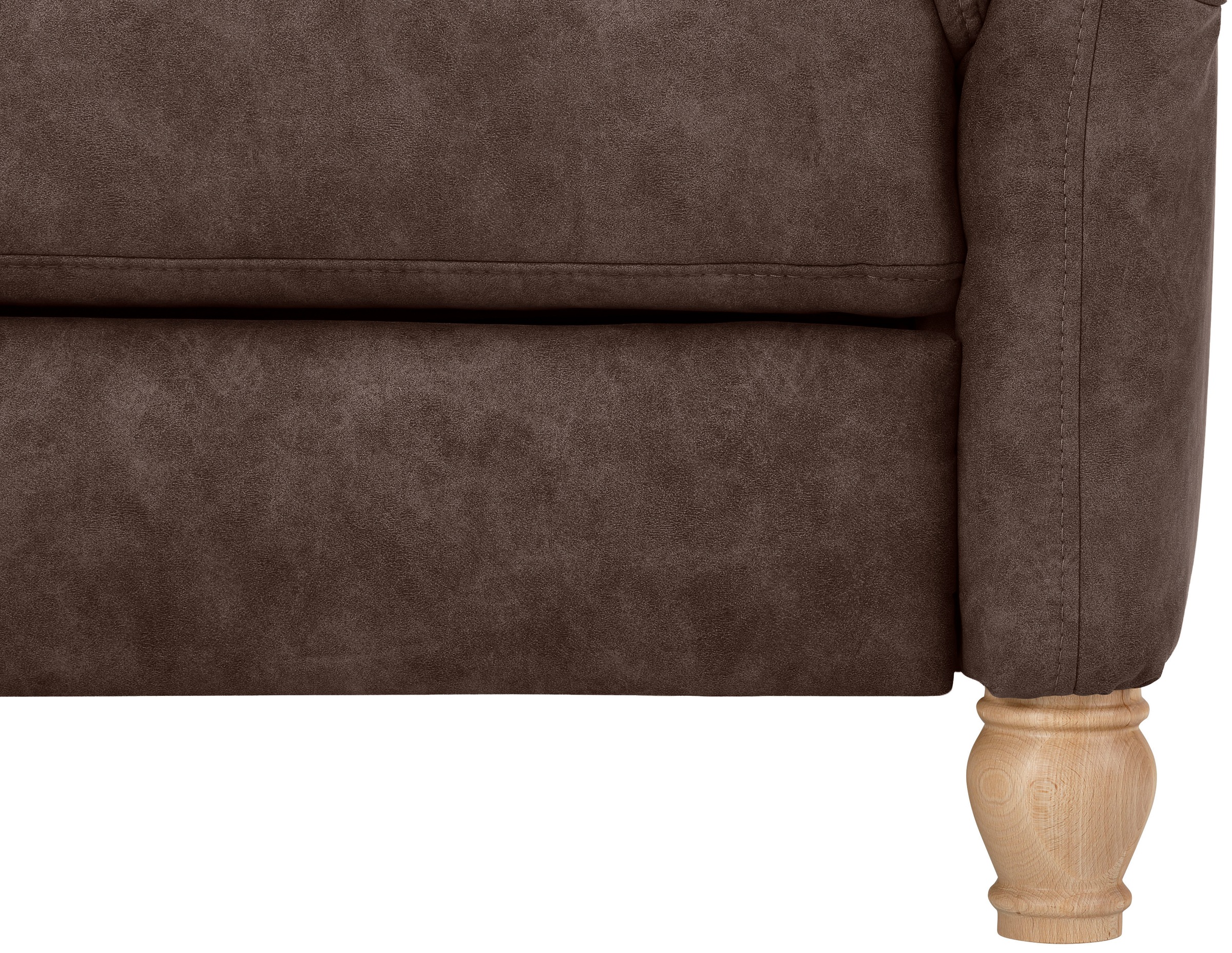 Home affaire Ecksofa »Palace L-Form«, incl. Sitztiefenverstellung, wahlweise mit Bettfunktion und Stauraum