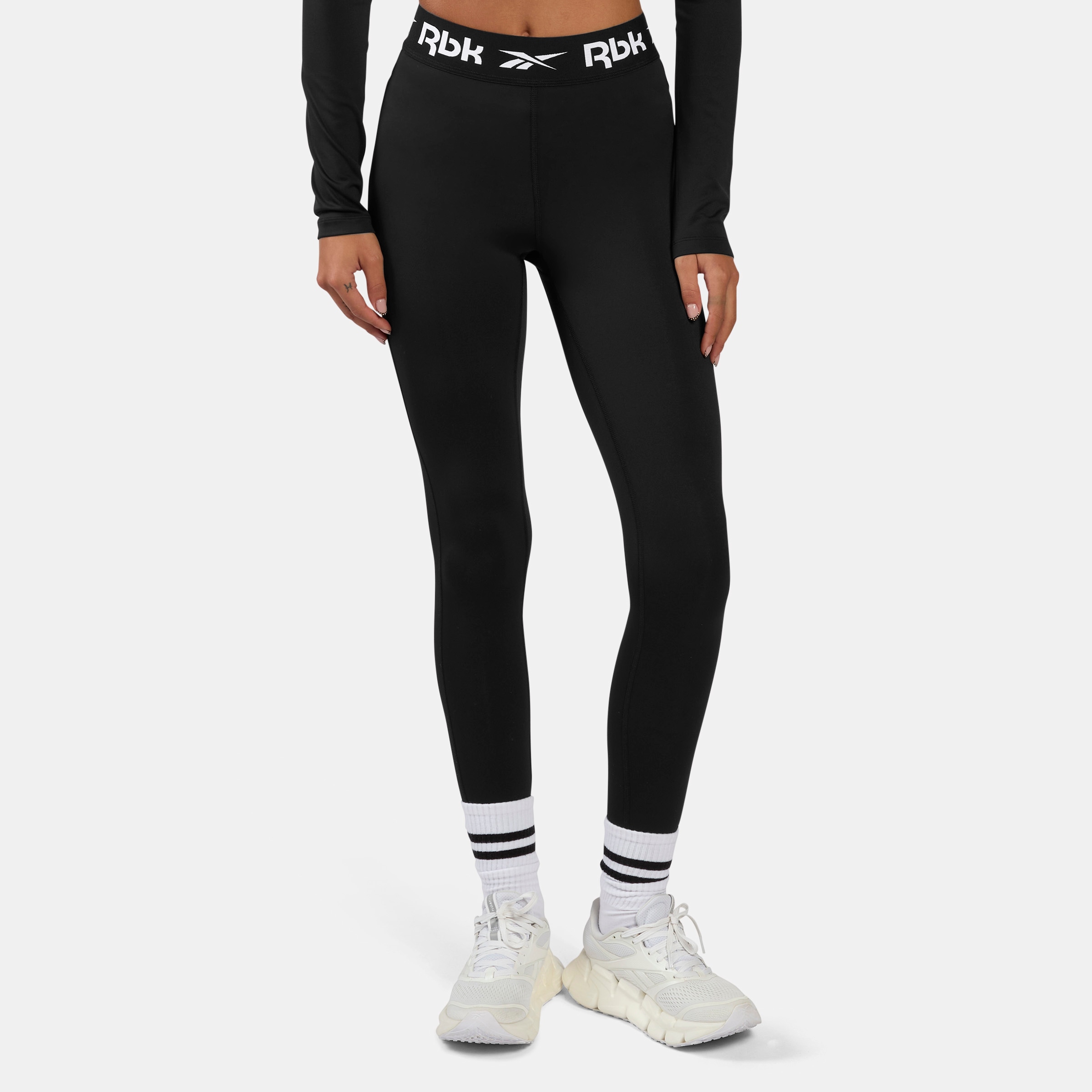 Image of Reebok Lauftights "CORE FITNESS TRAINING RUCHED LEGGING" sportlicher Stil, für Erwachsene