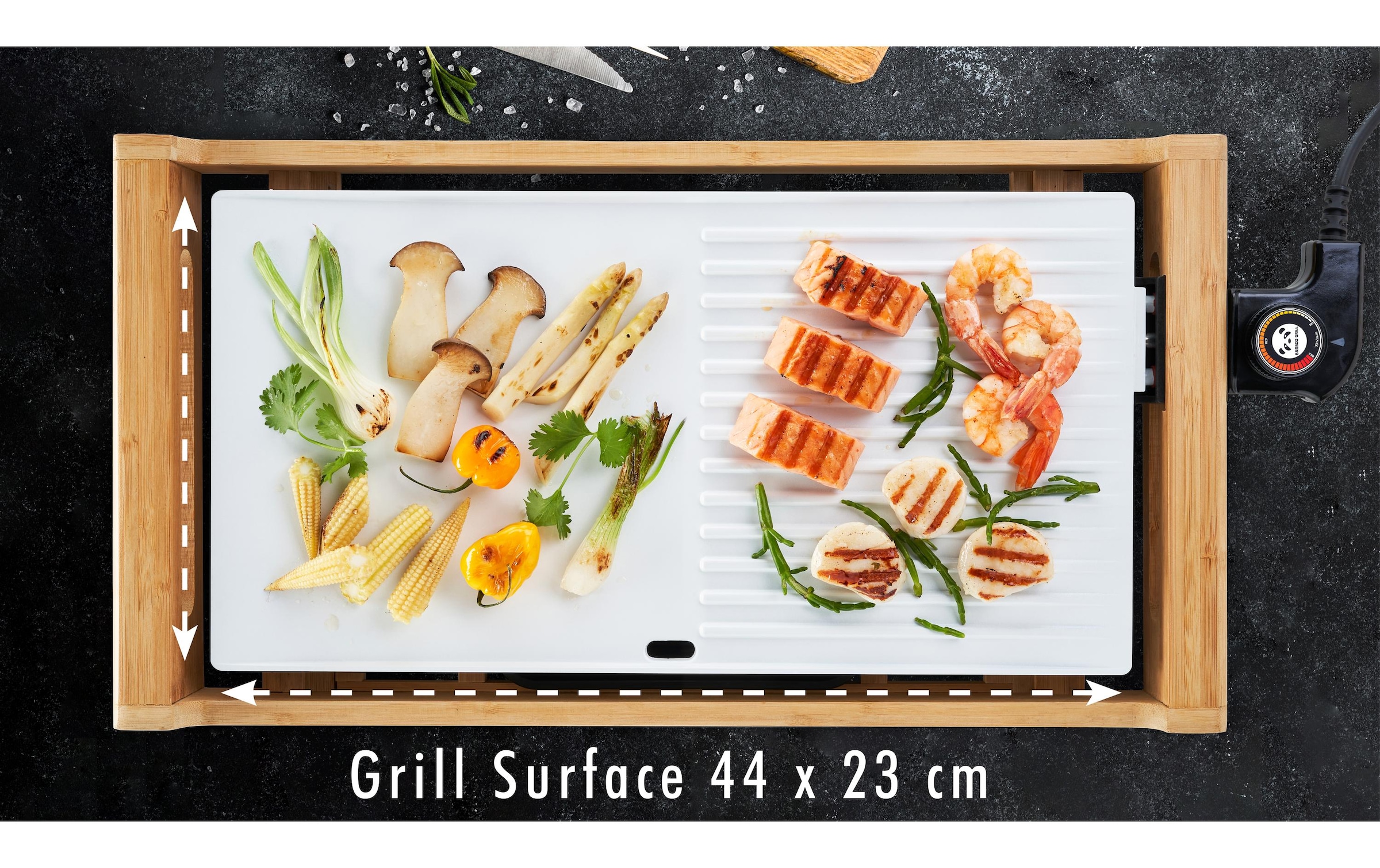 Trisa Tischgrill »Bamboo Grill«, 1800 W