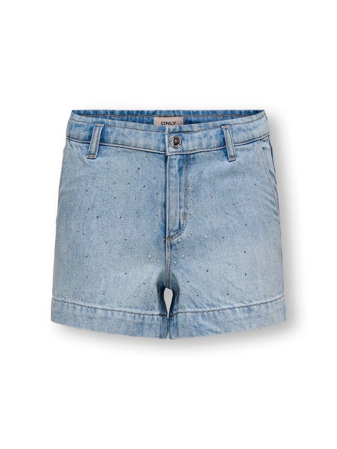 KIDS ONLY Jeansshorts »KOGCOMET WIDE RHINESTONE SHORTS DNM« 1