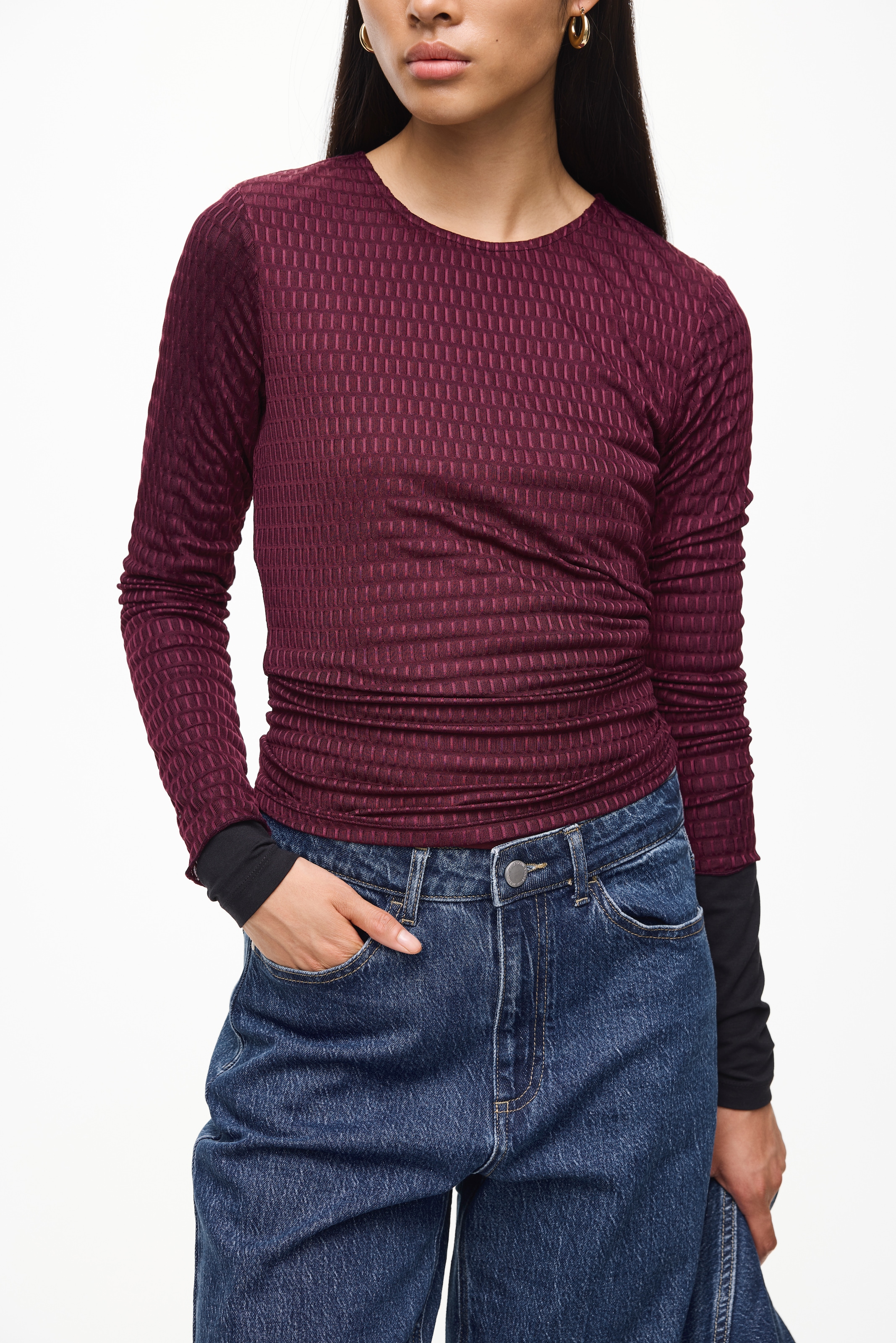 Vila T-shirt à manches longues »VILARINE O-NECK L/S TOP - NOOS«