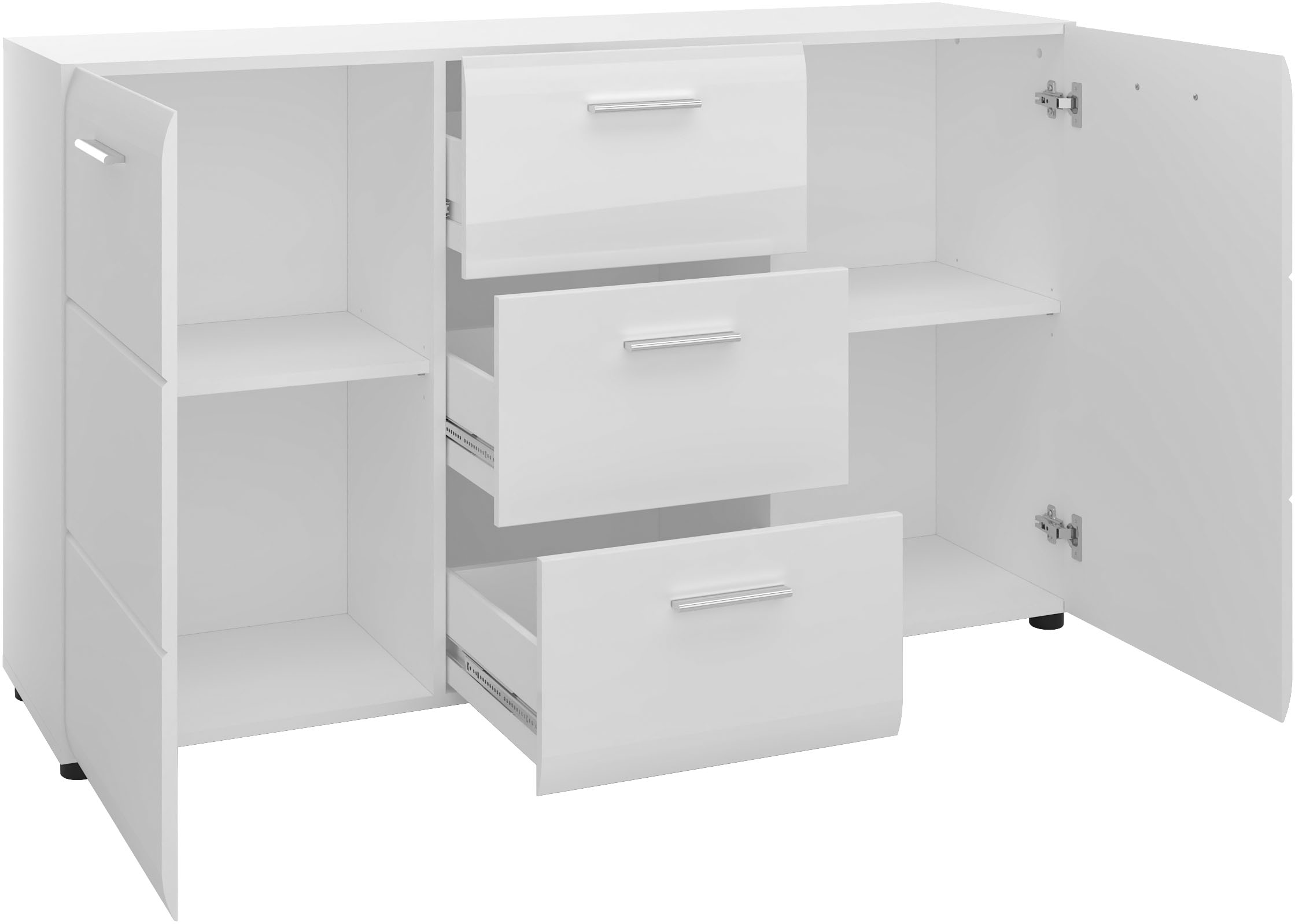 LIVING CHARM Sideboard »Merano« Breite ca. 144 cm