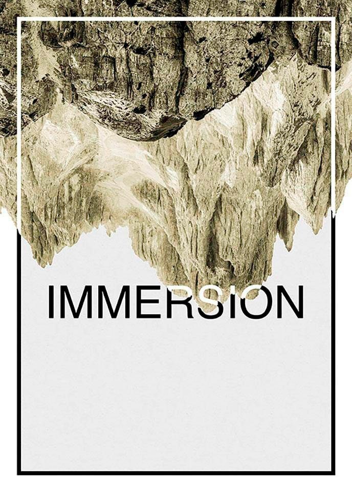 Image of Komar Poster »Immersion Sand«, Abstrakt-Sprüche & Texte, Höhe: 50cm bei Ackermann Versand Schweiz