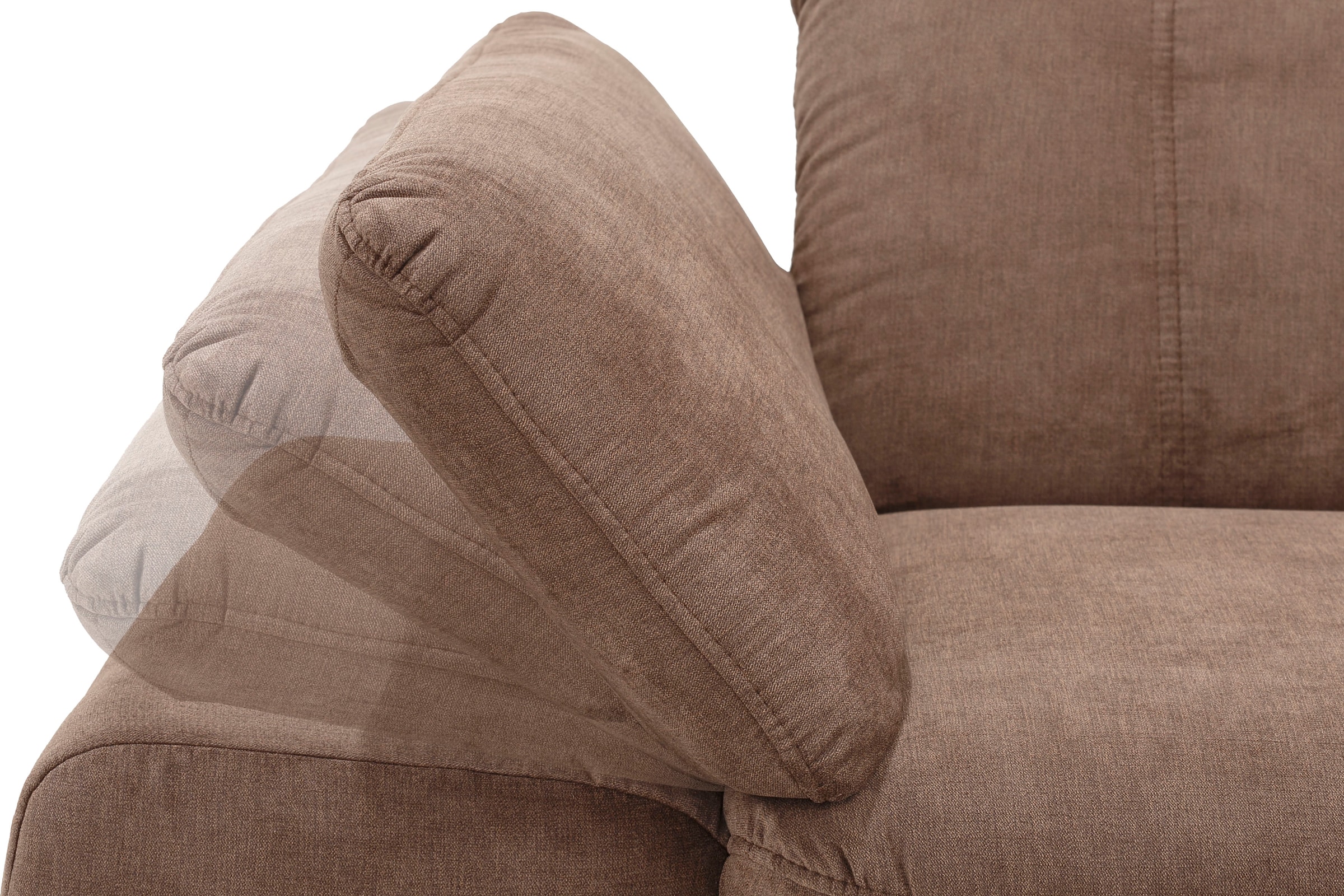 Home affaire 2-Sitzer »Bergamo Multifunktions-Sofa, bequem und komfortabel«, mit Armlehn-und Rückenfunktion, Federkern