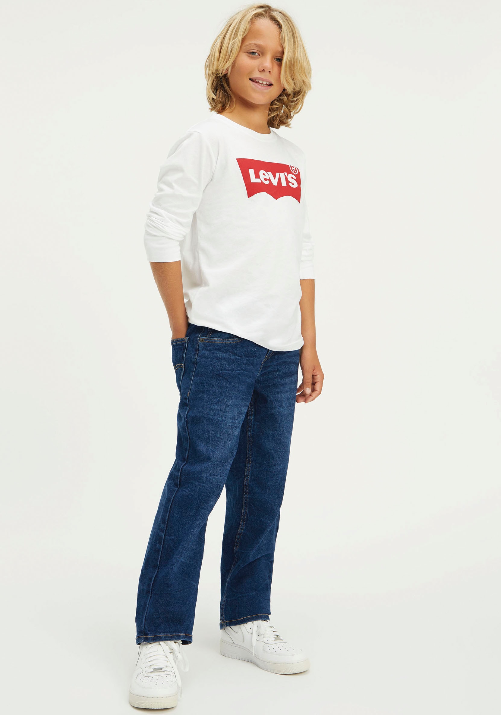 Stretch-Jeans »LVB STAY LOOSE TAPER JEANS«, for BOYS