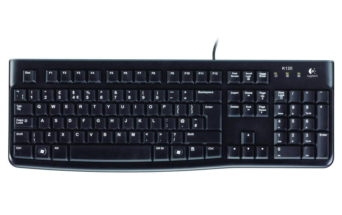 Logitech PC-Tastatur »K120 Business CH-Layout«, (Ziffernblock)