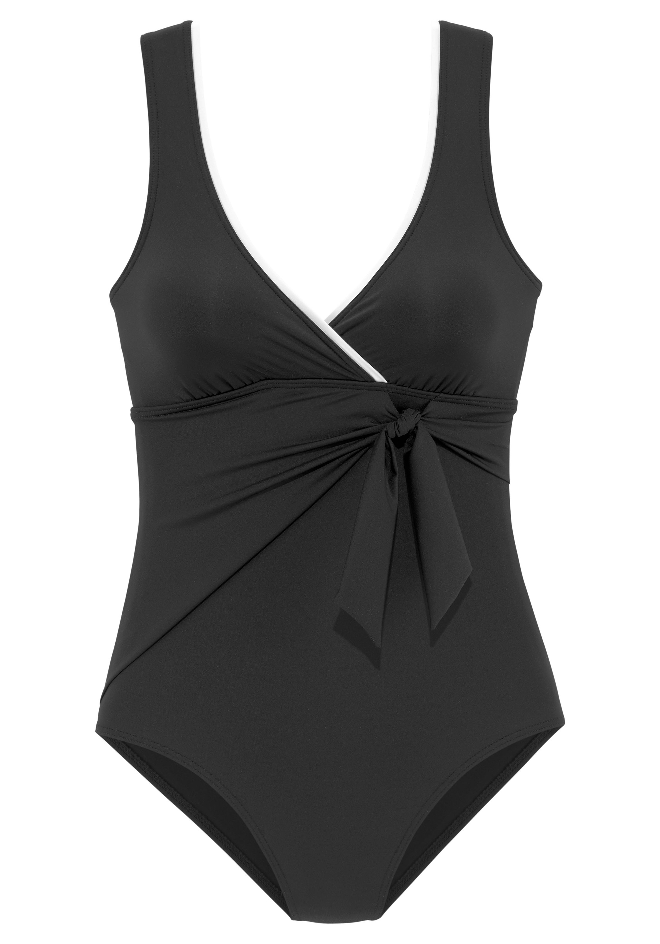 Vivance Badeanzug Lorena mit Shaping-Effekt und kontrastfarbenem Piping