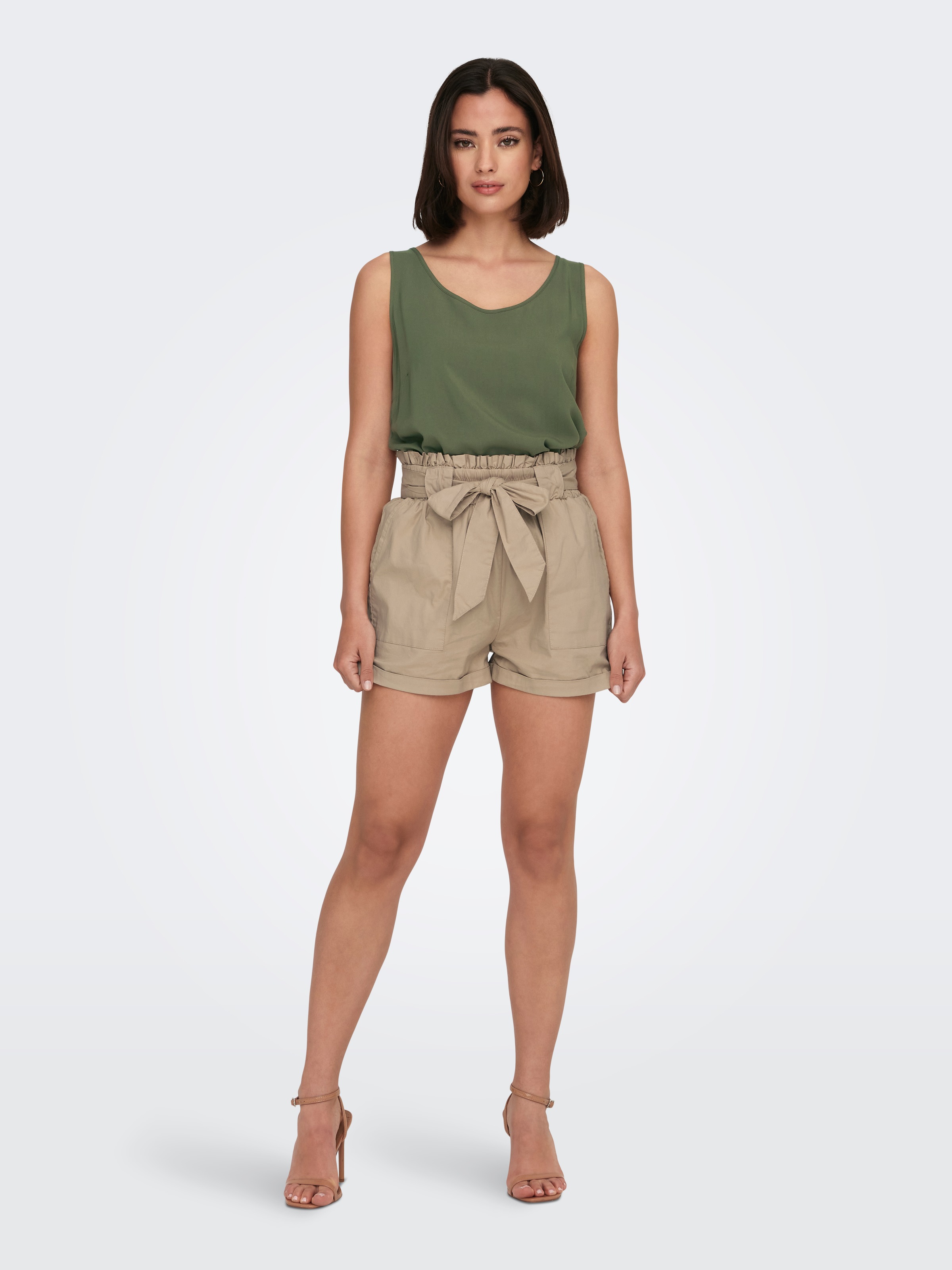 ONLY Blusenshirt »ONLNOVA LIFE VIS S/L TOP SOLID«