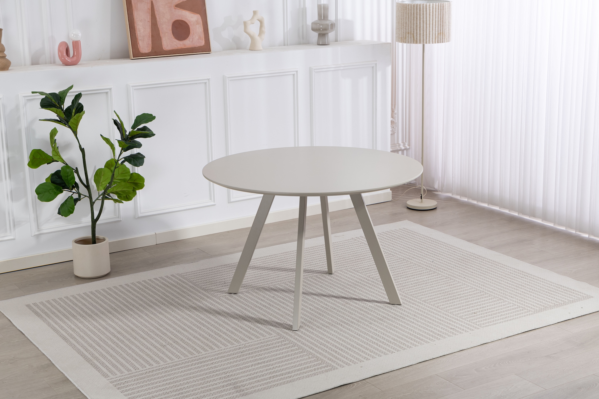 Duo Collection Table de salle à manger »Tisch Pina« 1 cuis tlg. surface laquée, couleurs cachemire