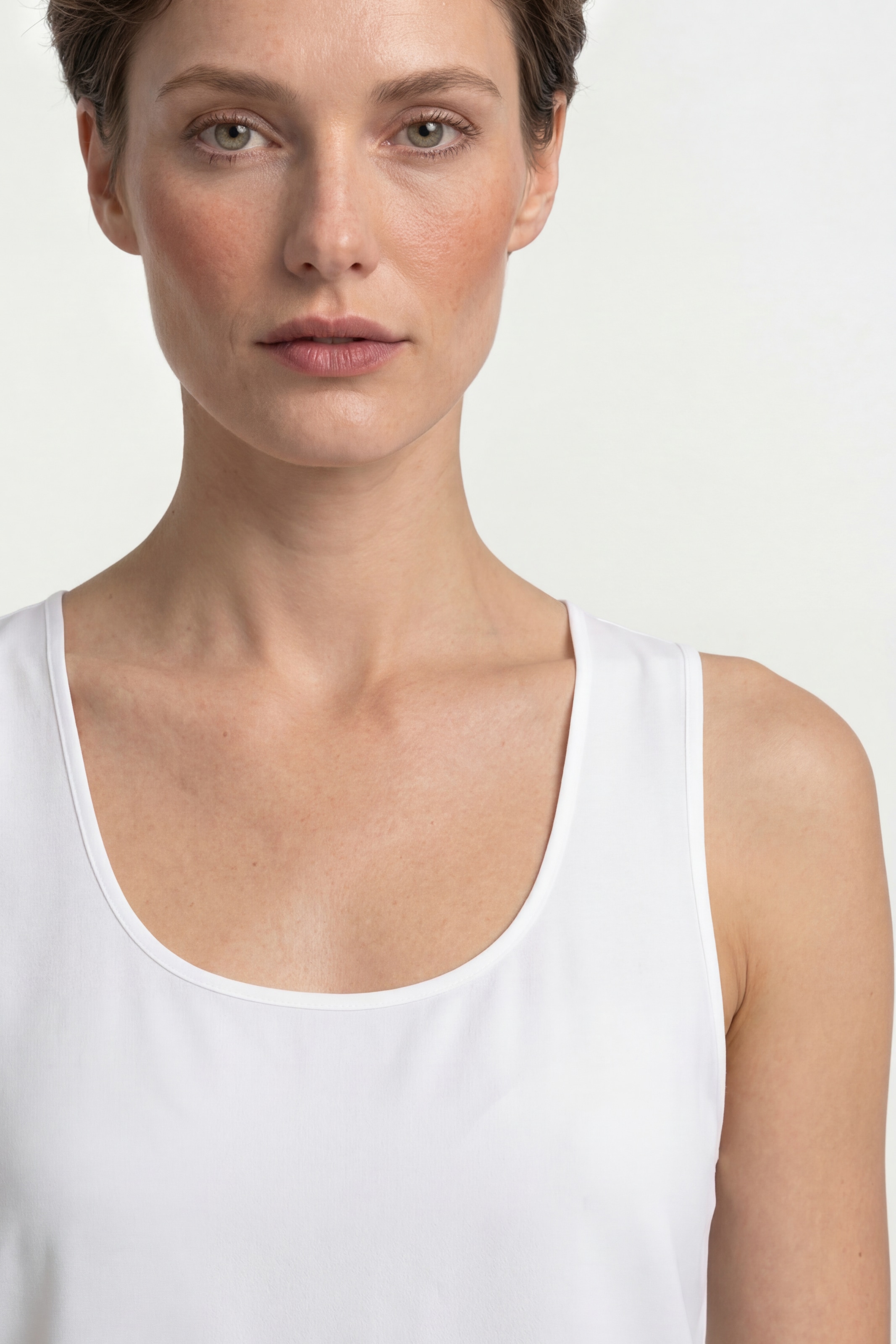 RICHROYAL Haut de chemise avec bordure en dentelle à l'ourlet, aspect satin élégant