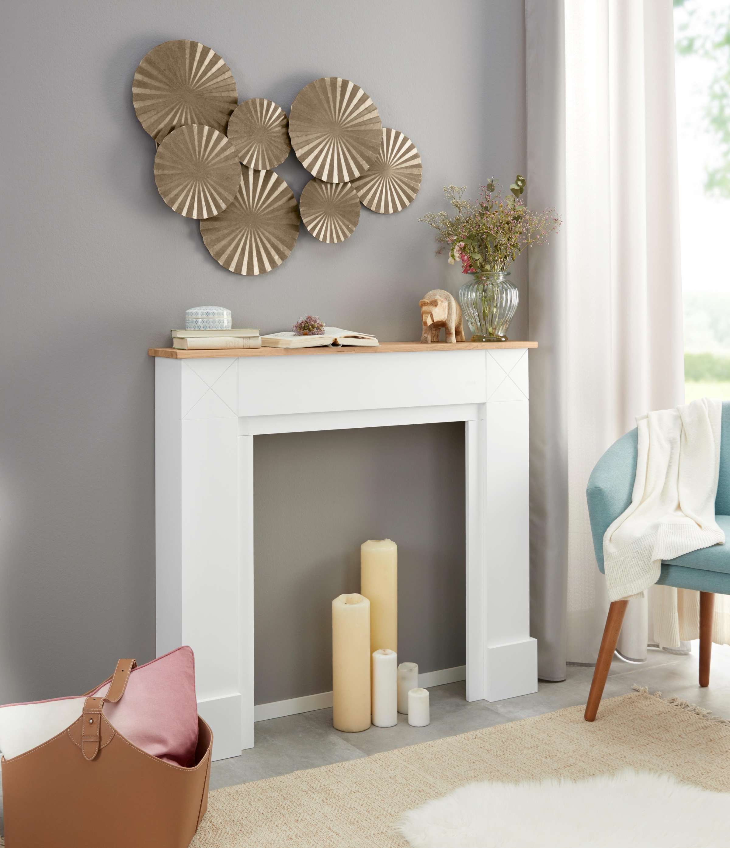 Image of Home affaire Kaminumbauschrank »Skive«, Kaminumbau, Breite 110 cm bei Ackermann Versand Schweiz