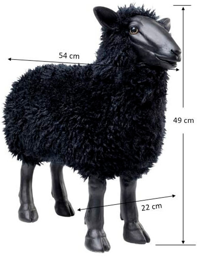 Kare Design Figurine de décoration »Bathilde Schwarz 48cm«
