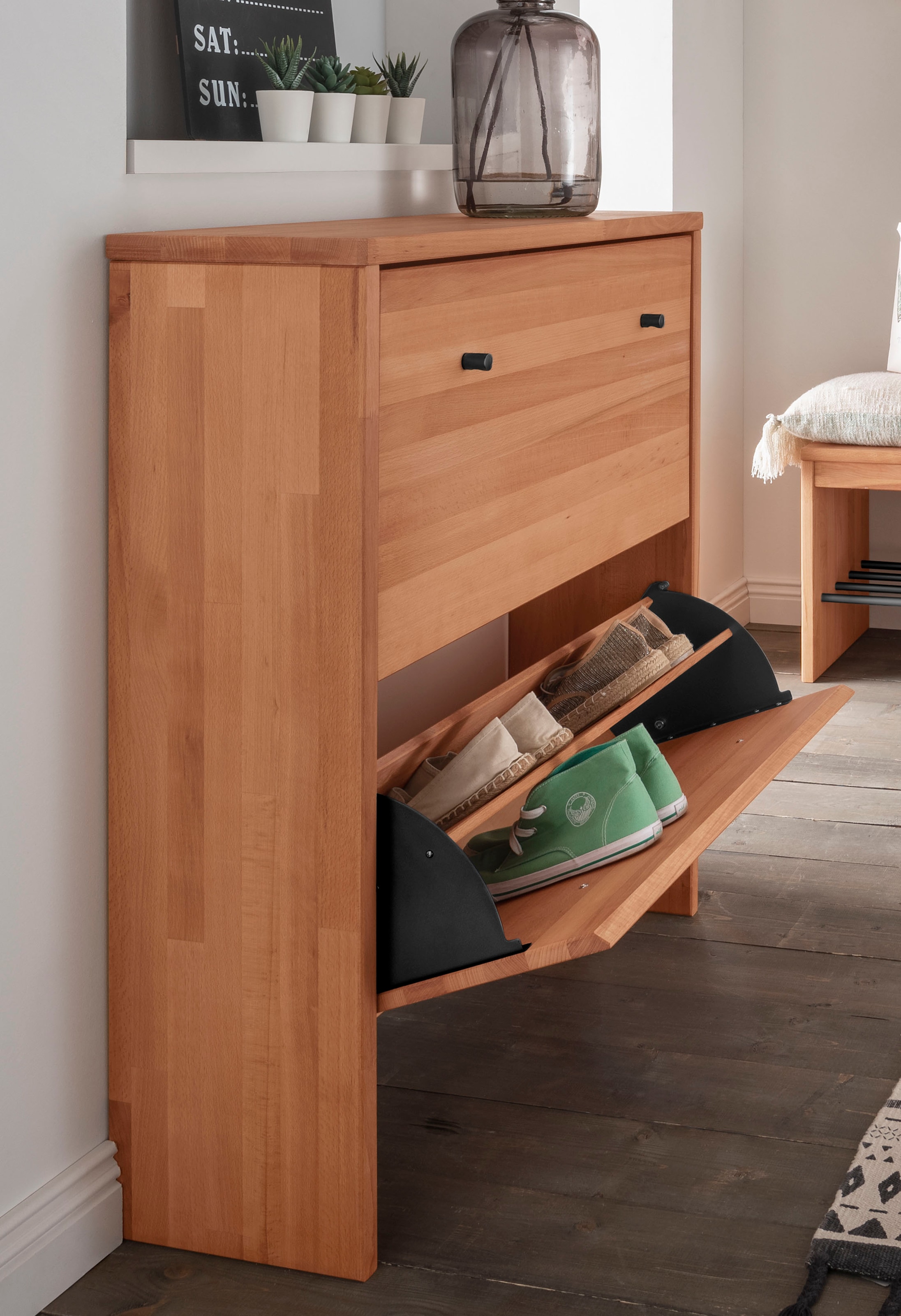 Home affaire Kombikommode »Dura Kommode Schrank Schuhschrank« aus FSC®-zertifizierten Massivholz, Breite 82 cm