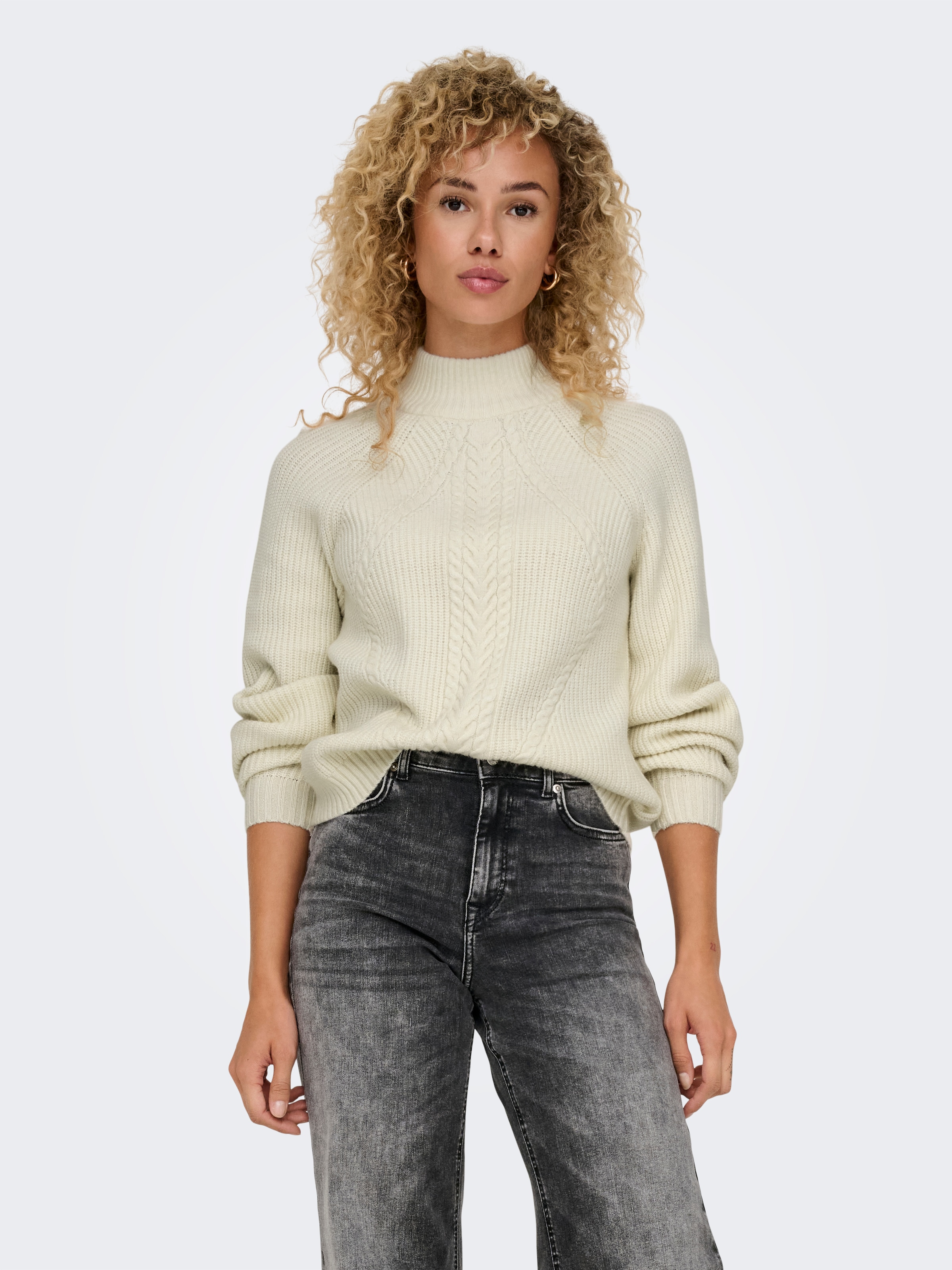 ONLY Stehkragenpullover »ONLKATIA LS DETAIL HIGHNECK CC KNT«