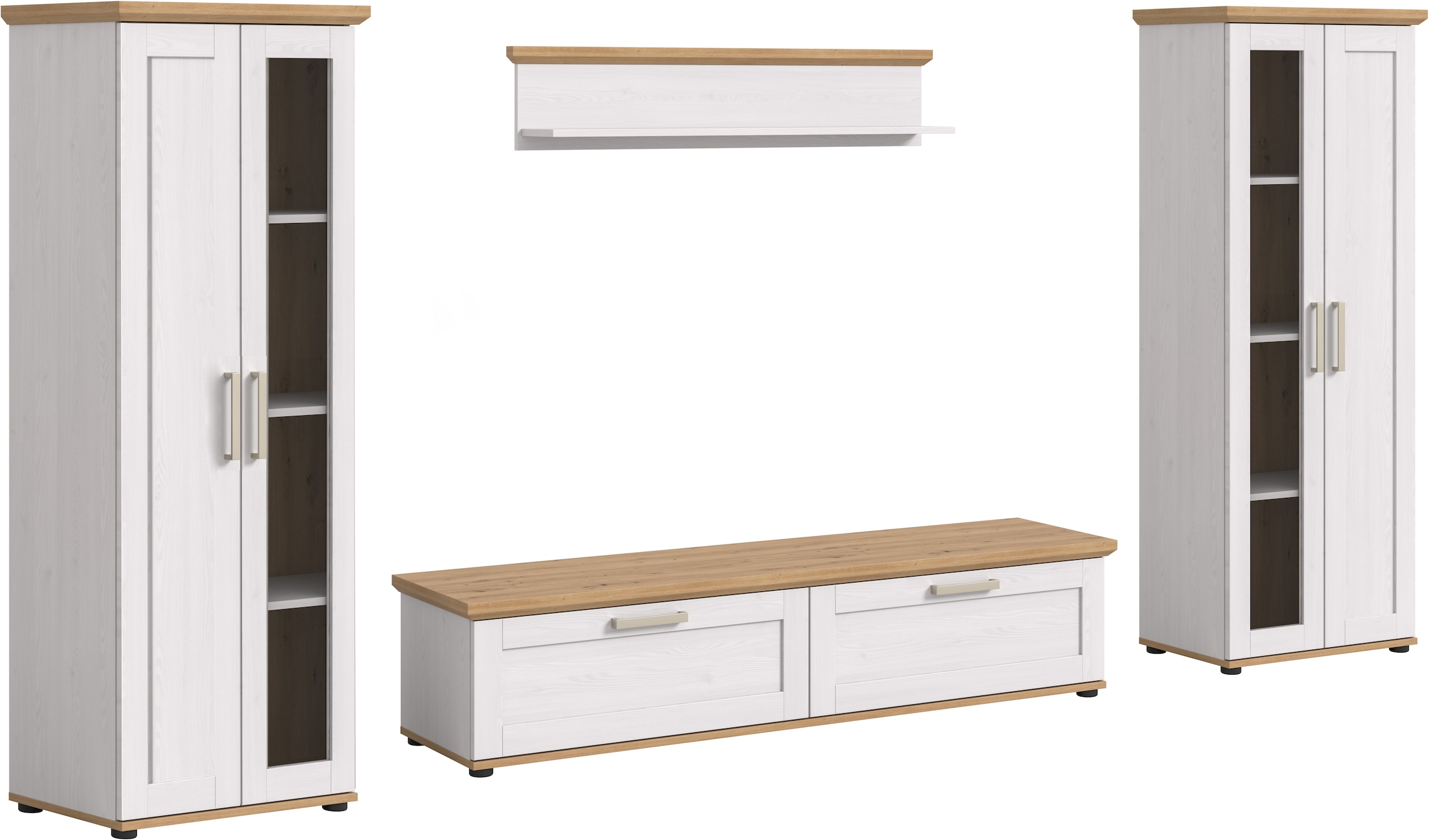 Image of Home affaire Wohnwand "Cosenza" Set, 4 Stk. tlg.