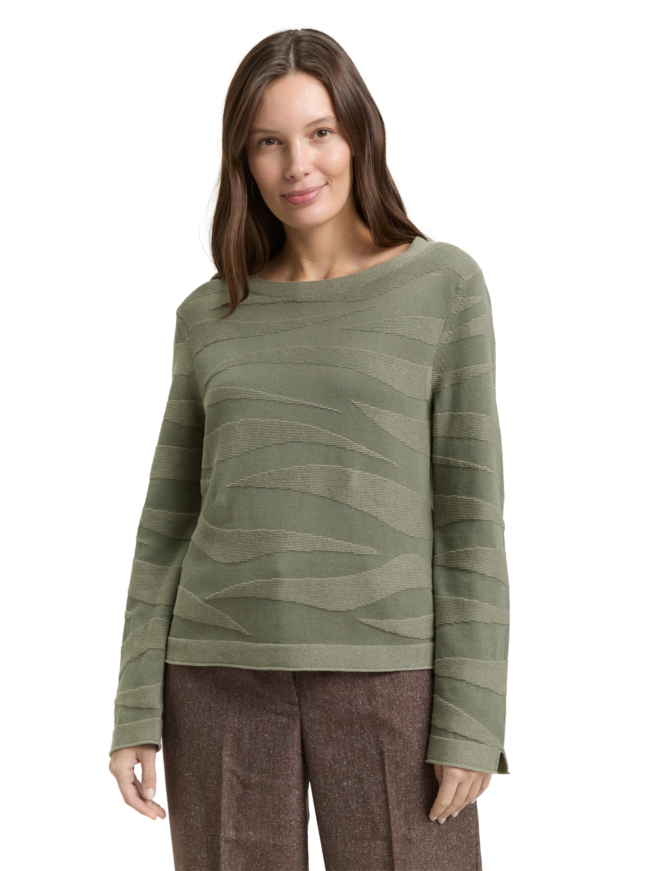 Image of TOM TAILOR Strickpullover mit Struktur Muster